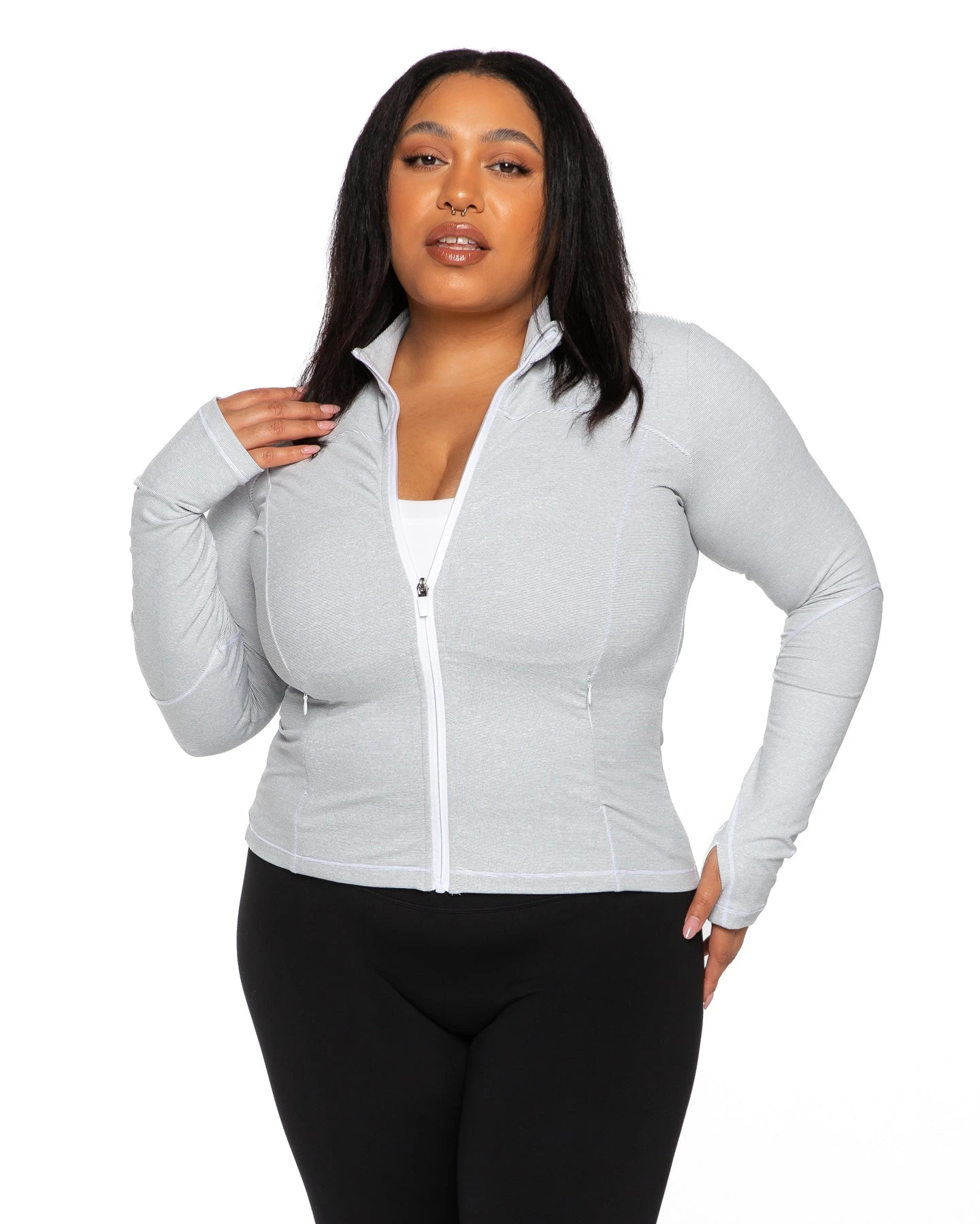 Elite Eleven Aura Jacket - White Marl - Image 3