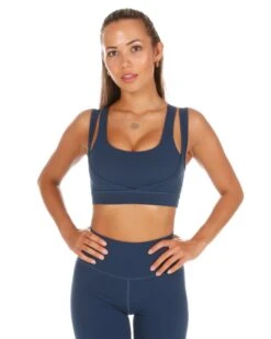 Elite Eleven Dual Strap Bra - Navy