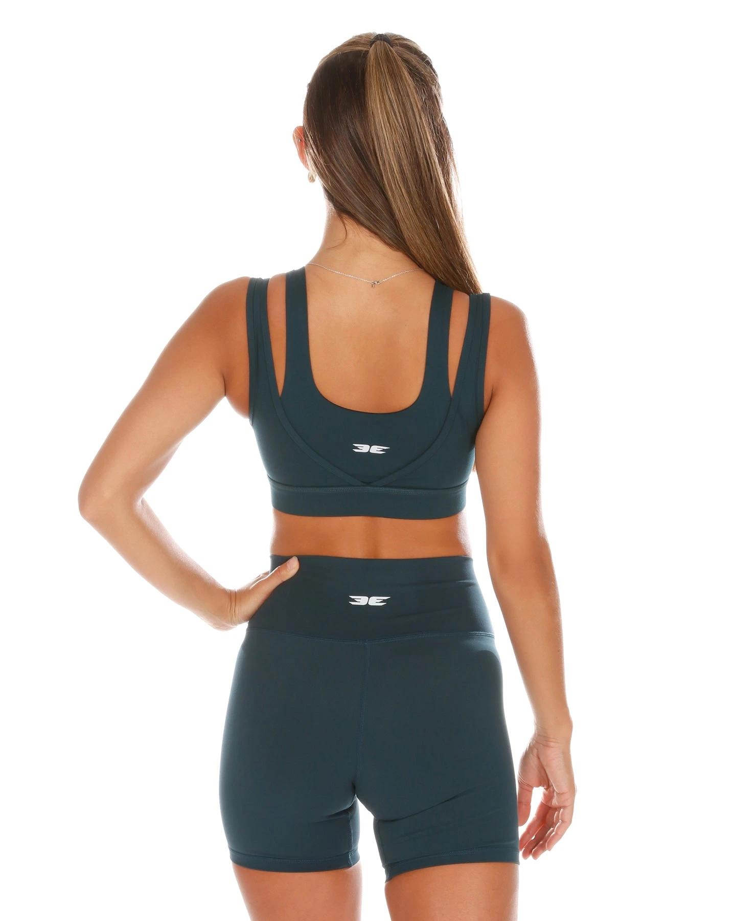 Elite Eleven Dual Strap Bra - Deep Forest - Image 2