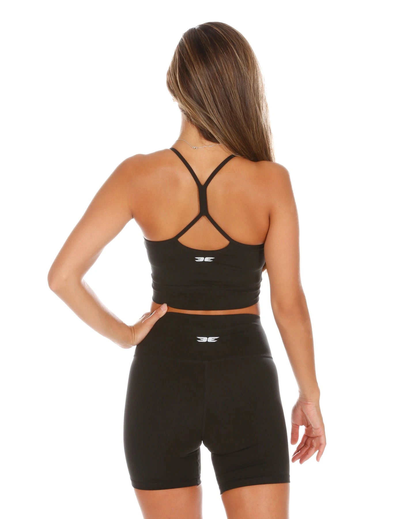 Elite Eleven Cross Over Cropped Tank - Black - Image 2