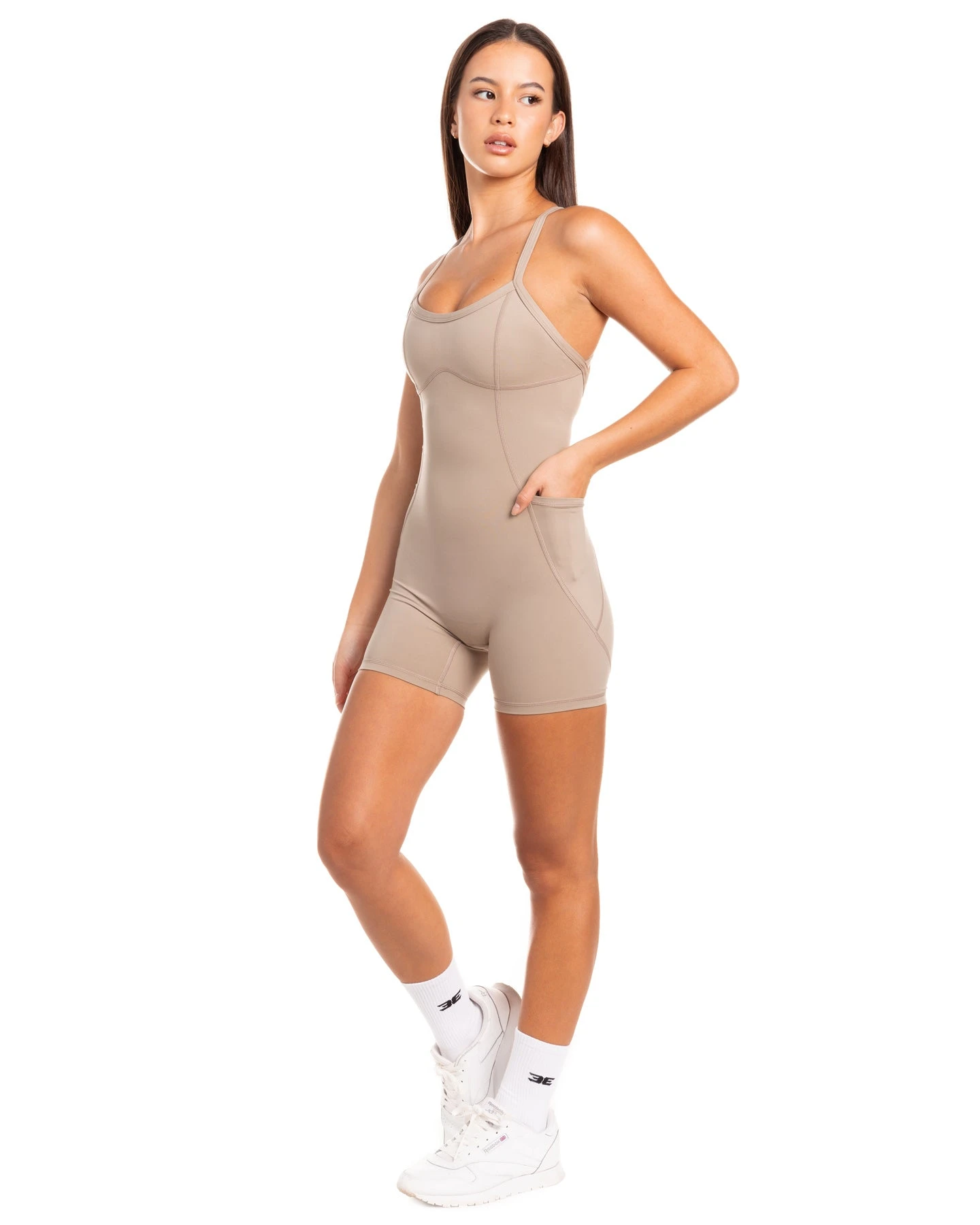 Elite Eleven Contour Unitard - Vintage Khaki - Image 4