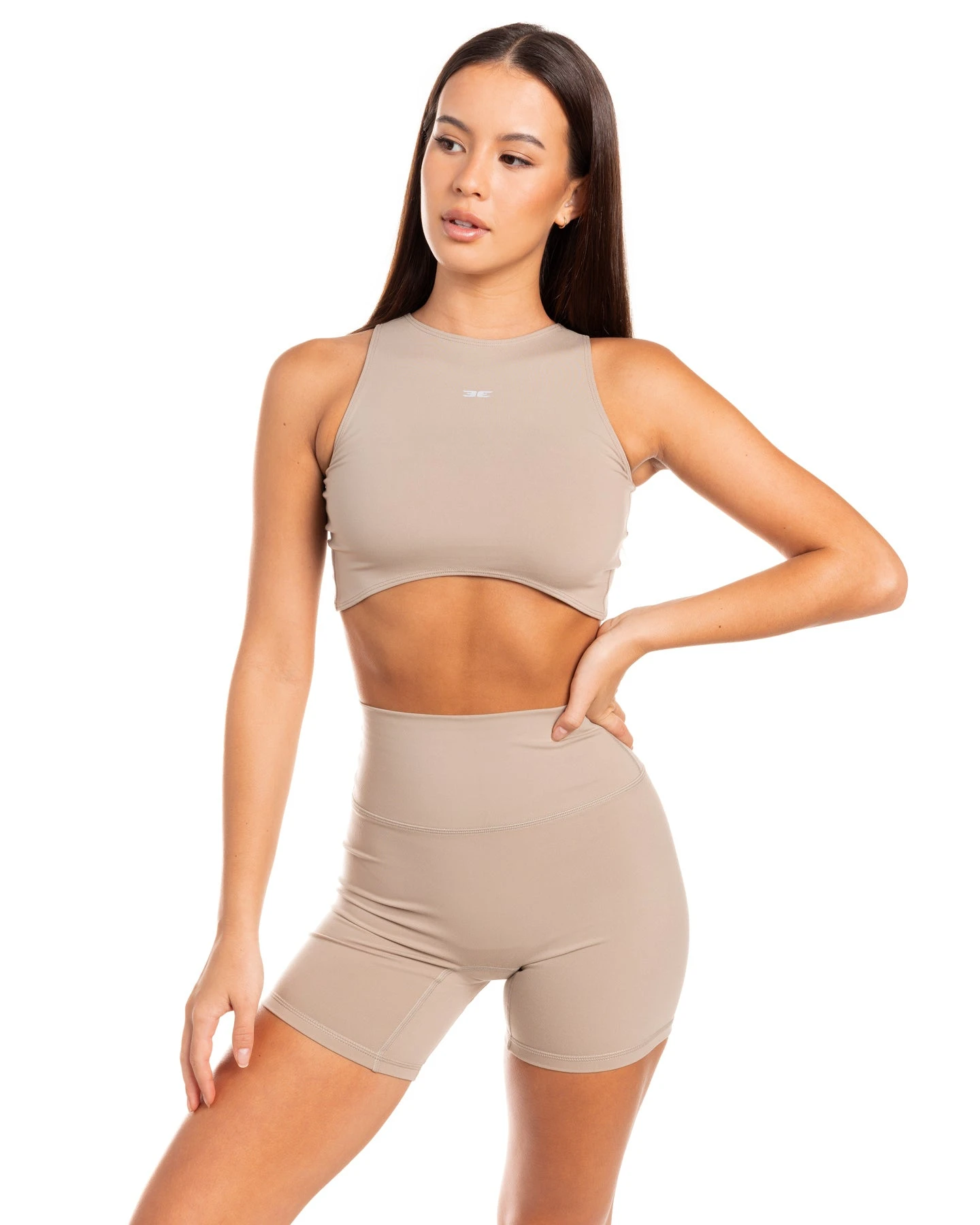 Elite Eleven Aura Curve Tank - Vintage Khaki - Image 3
