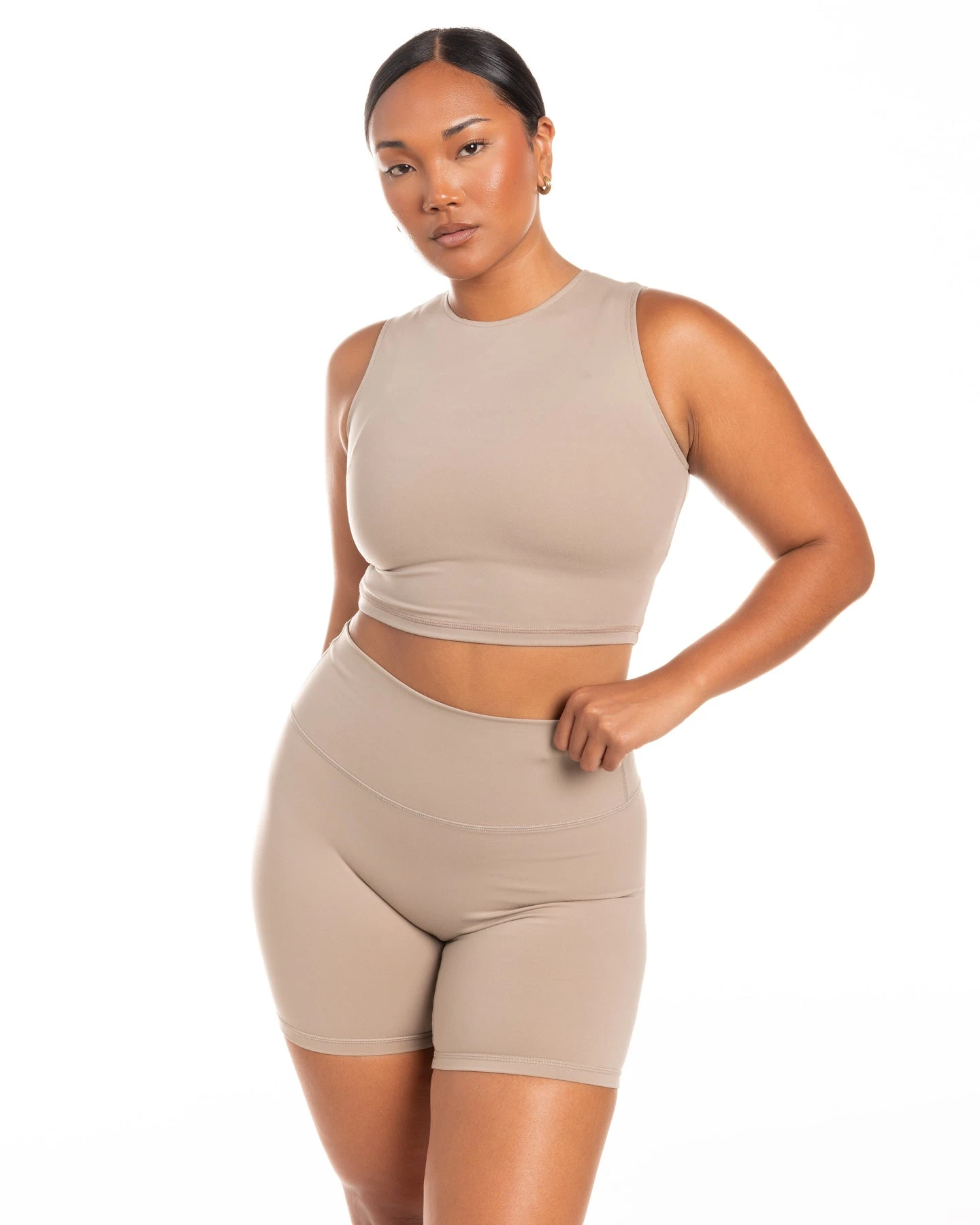 Elite Eleven Aura Boxy Tank - Vintage Khaki - Image 3