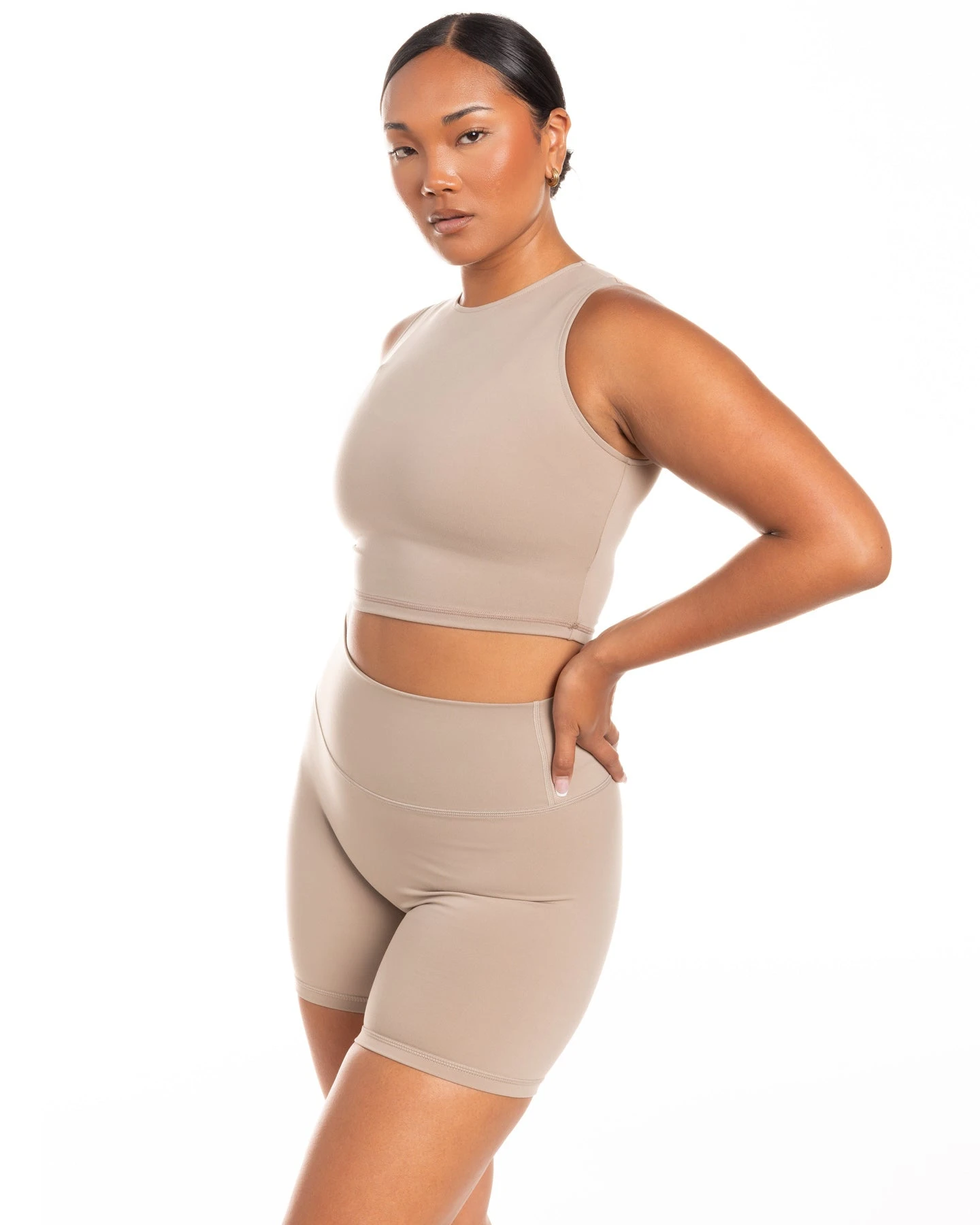 Elite Eleven Aura Boxy Tank - Vintage Khaki - Image 5