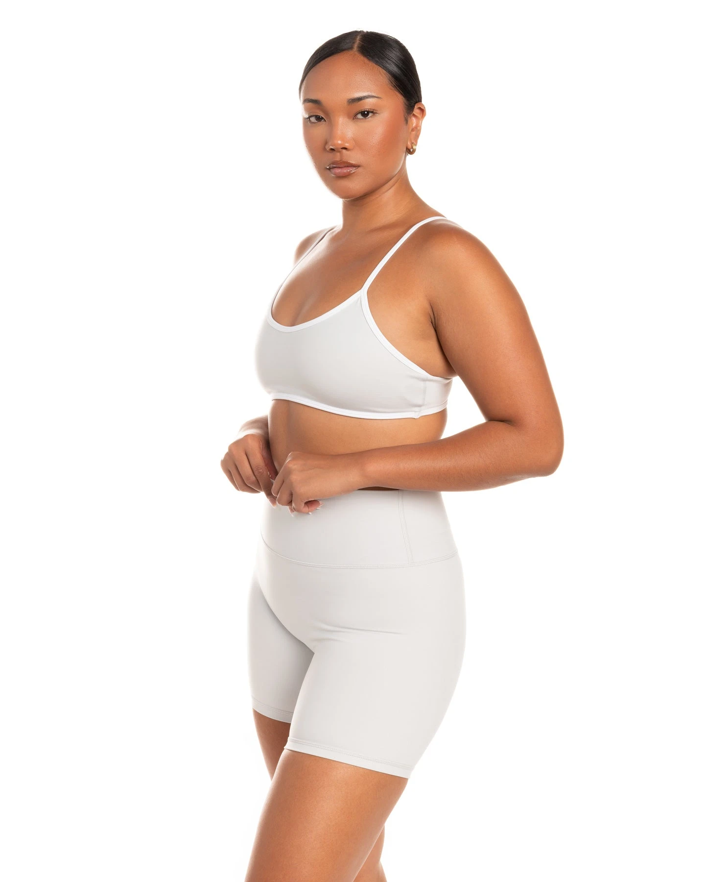 Elite Eleven Micro Contrast Bra - Moonlight Grey - Image 5