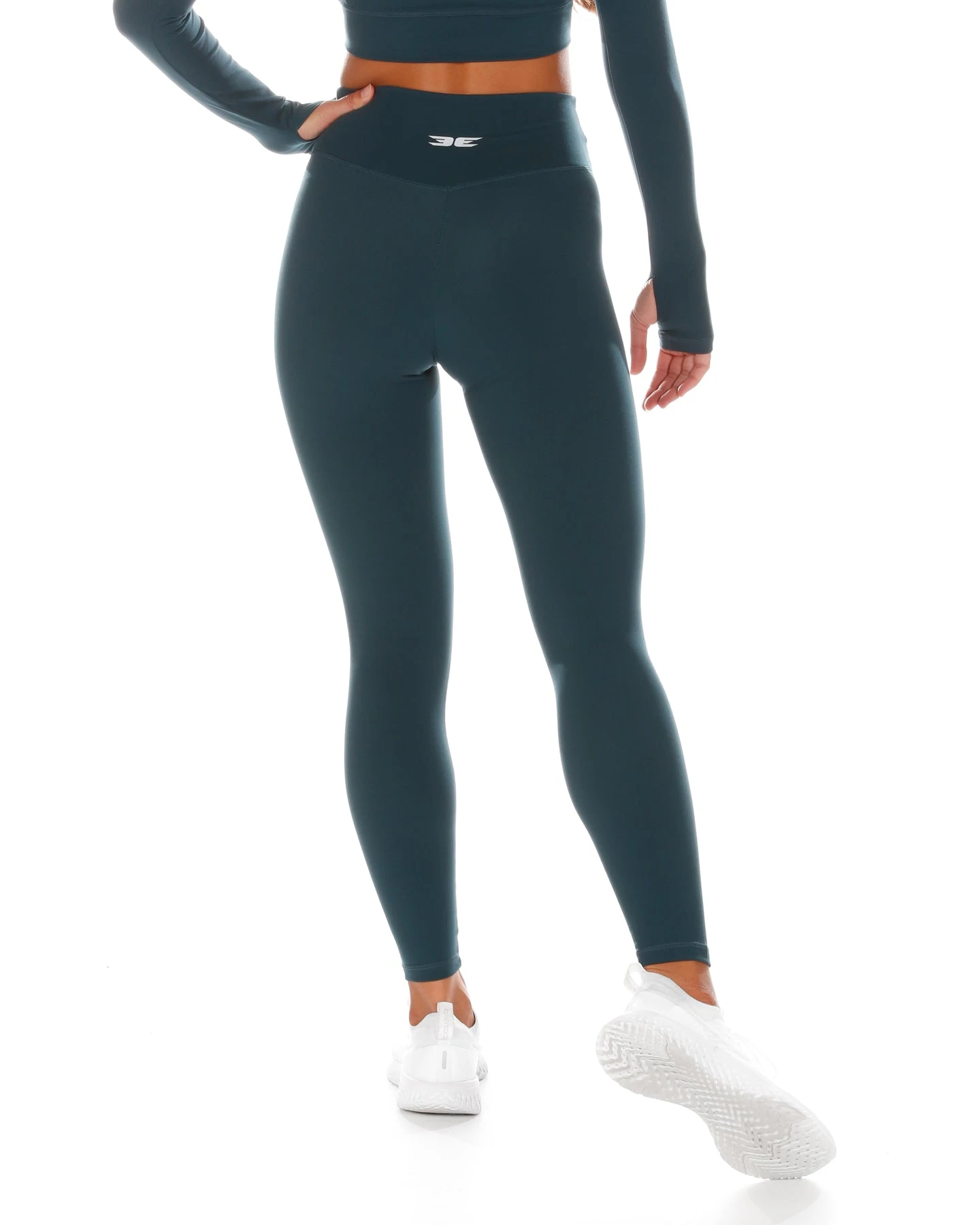 Elite Eleven Cross Over Leggings - Deep Forest - Image 4