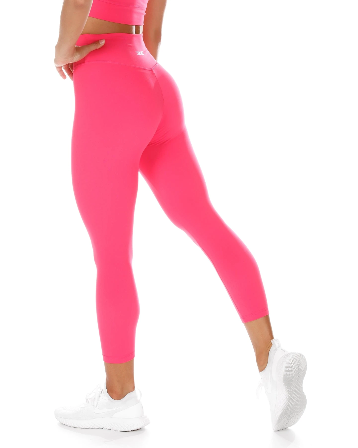Elite Eleven 7/8 Cross Over Leggings - Pink - Image 2