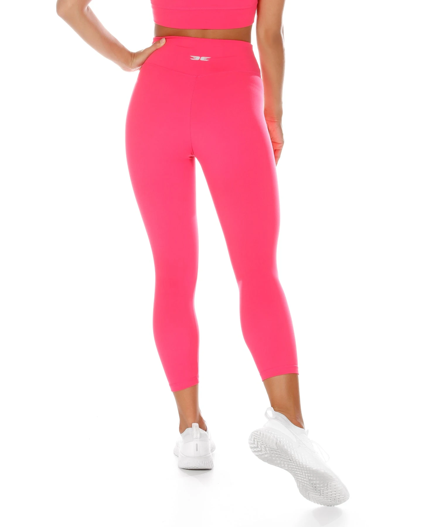 Elite Eleven 7/8 Cross Over Leggings - Pink - Image 4