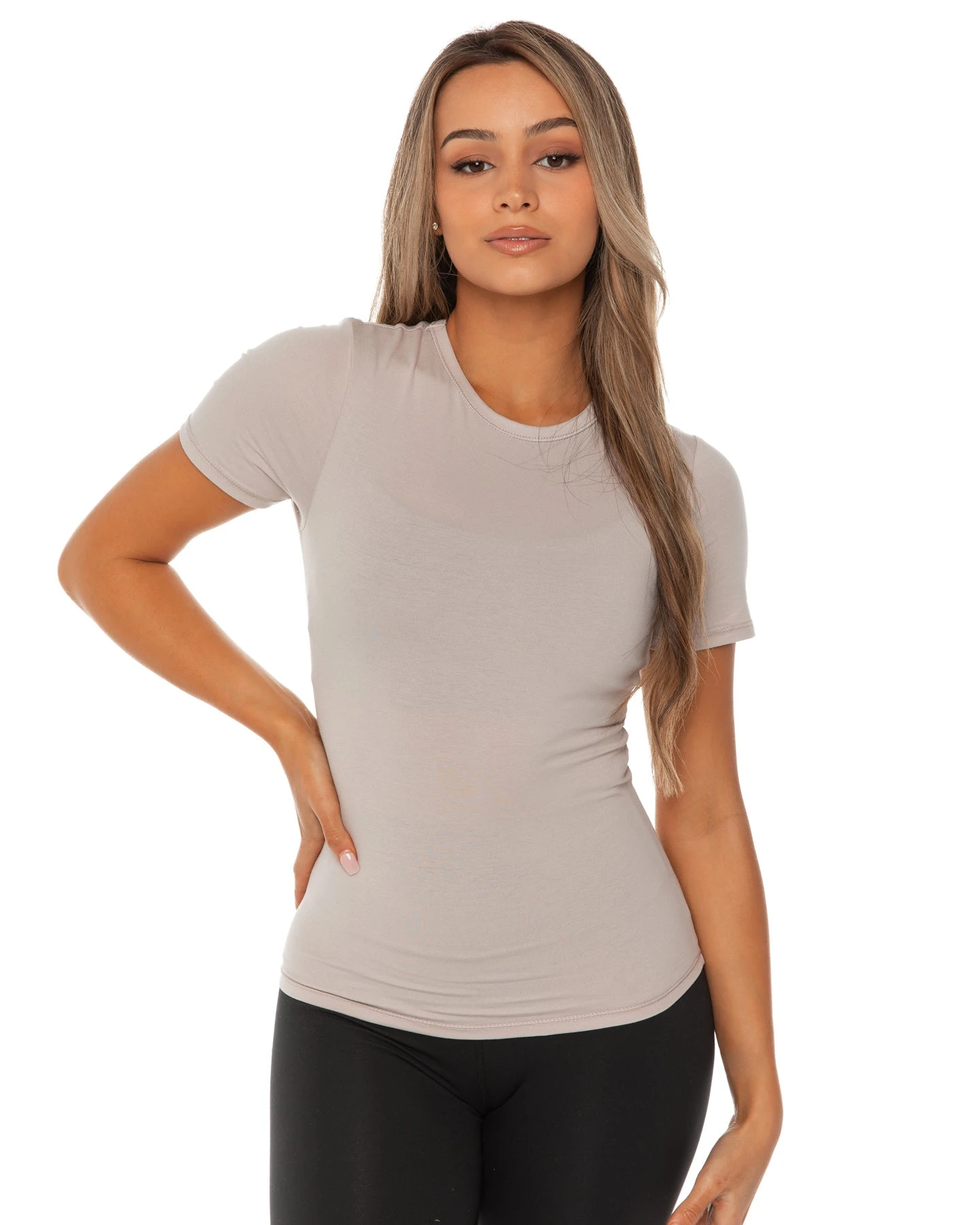 Elite Eleven Charm Tee - Taupe - Image 4