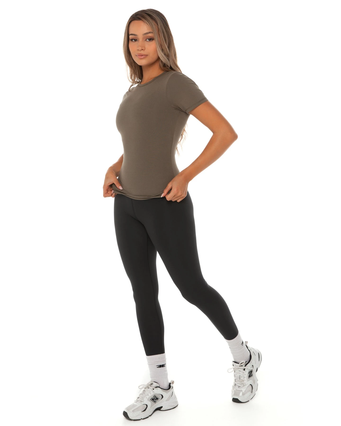 Elite Eleven Charm Tee - Khaki - Image 2