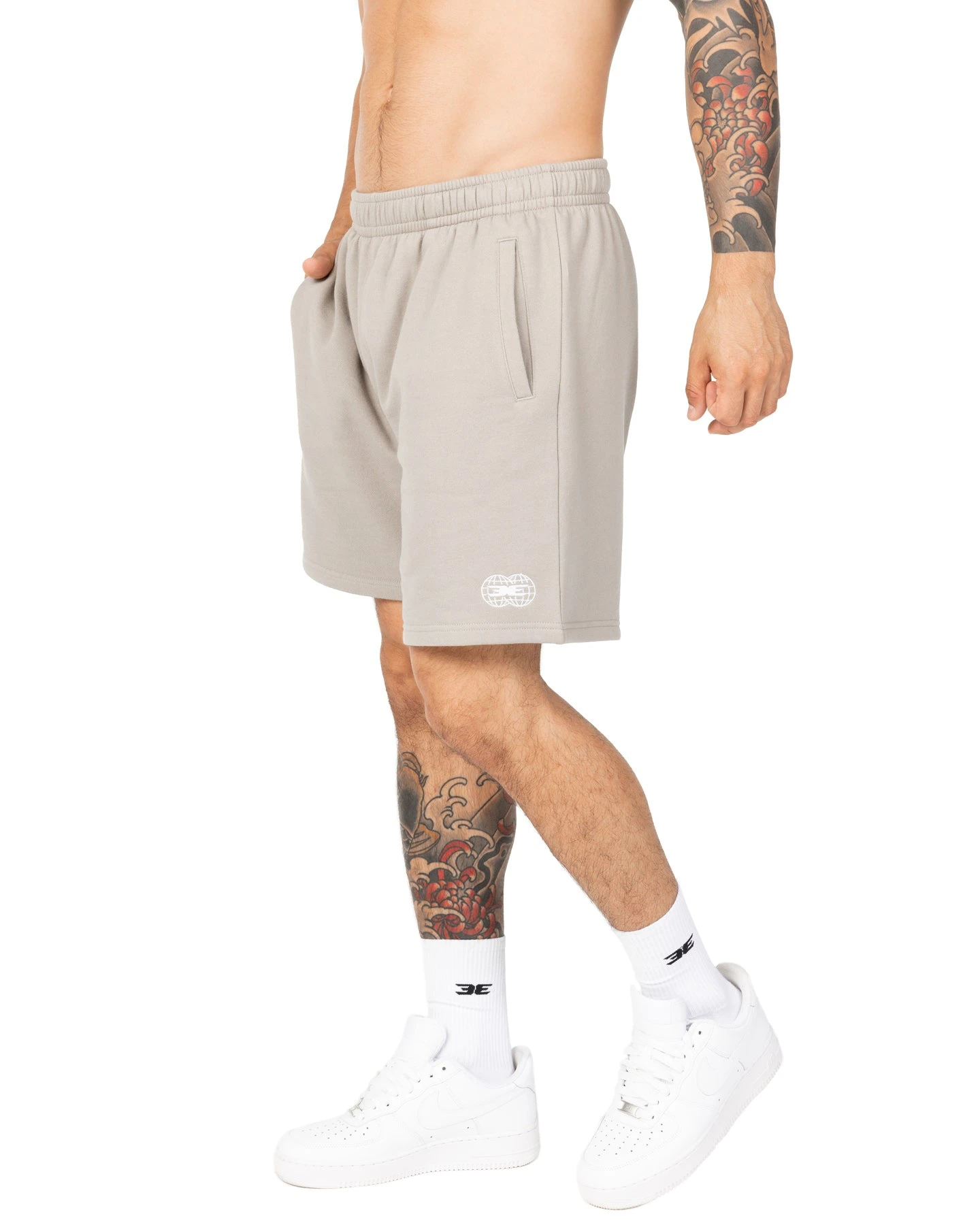 Elite Eleven Global Athletics Shorts - Vintage Khaki - Image 7