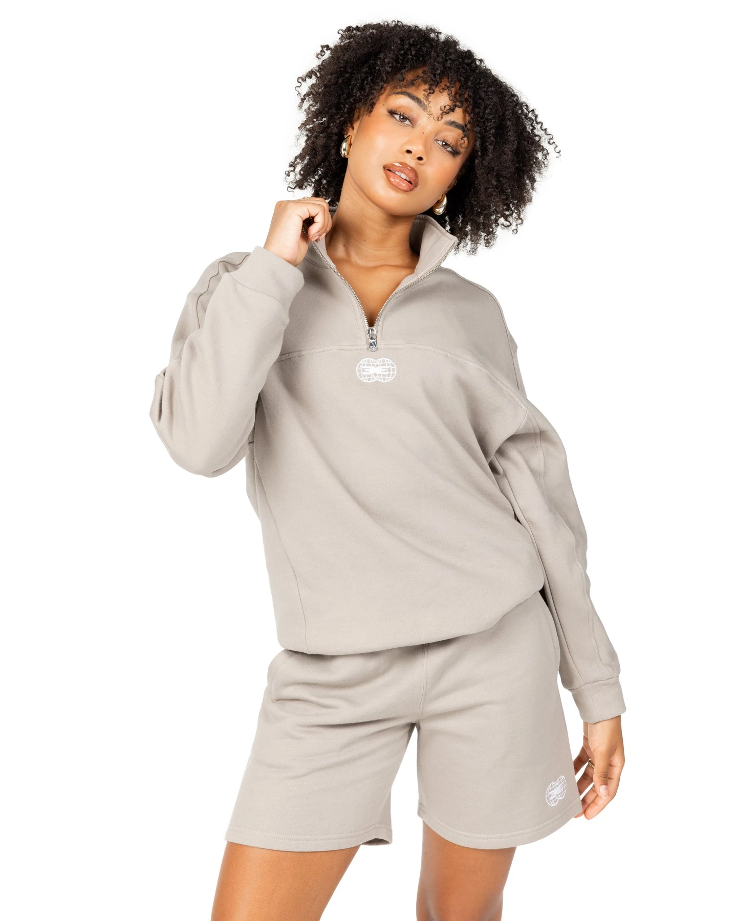 Elite Eleven Global Athletics Shorts - Vintage Khaki - Image 3