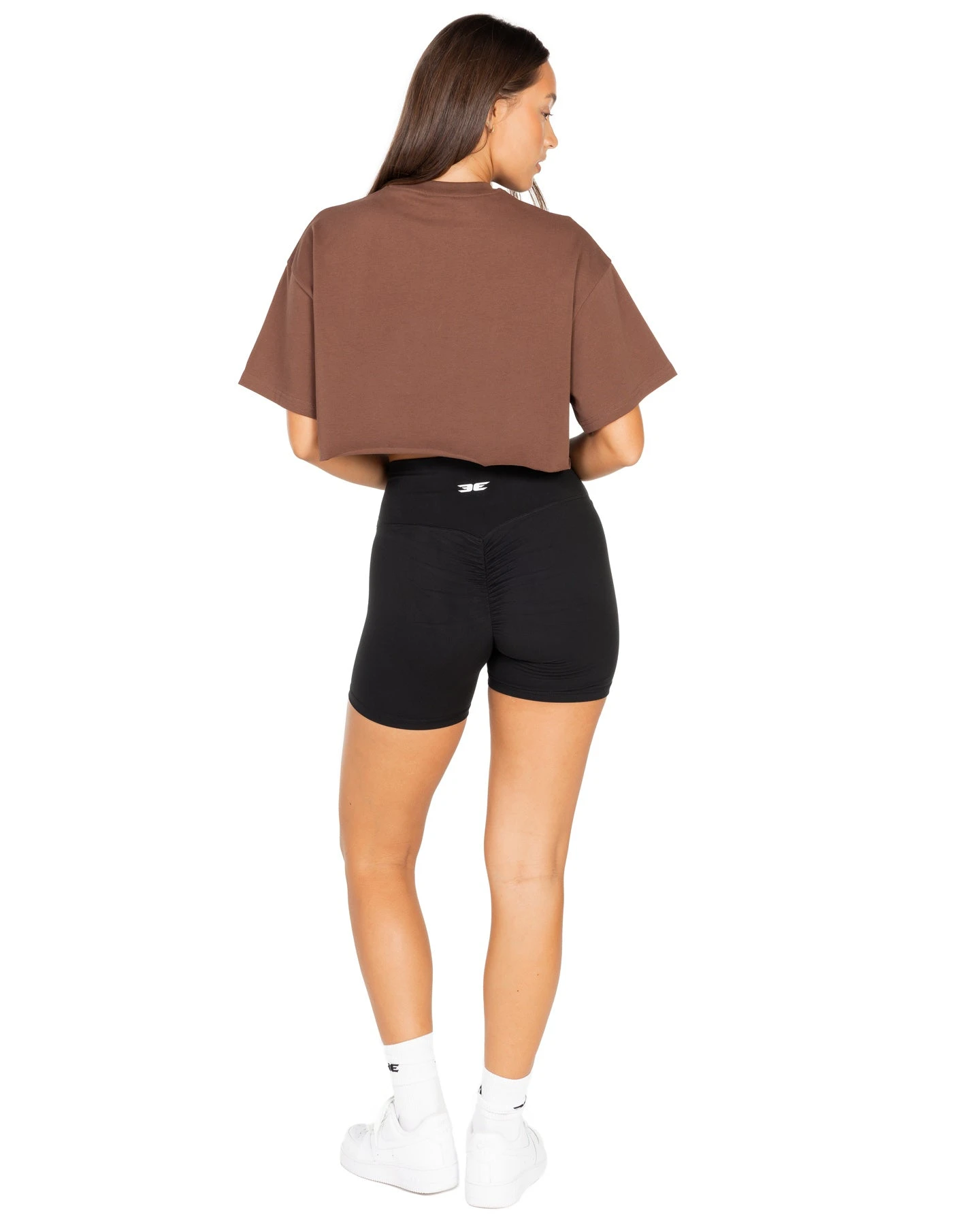 Elite Eleven Women's Classic Cropped Tee - Brown - Image 3