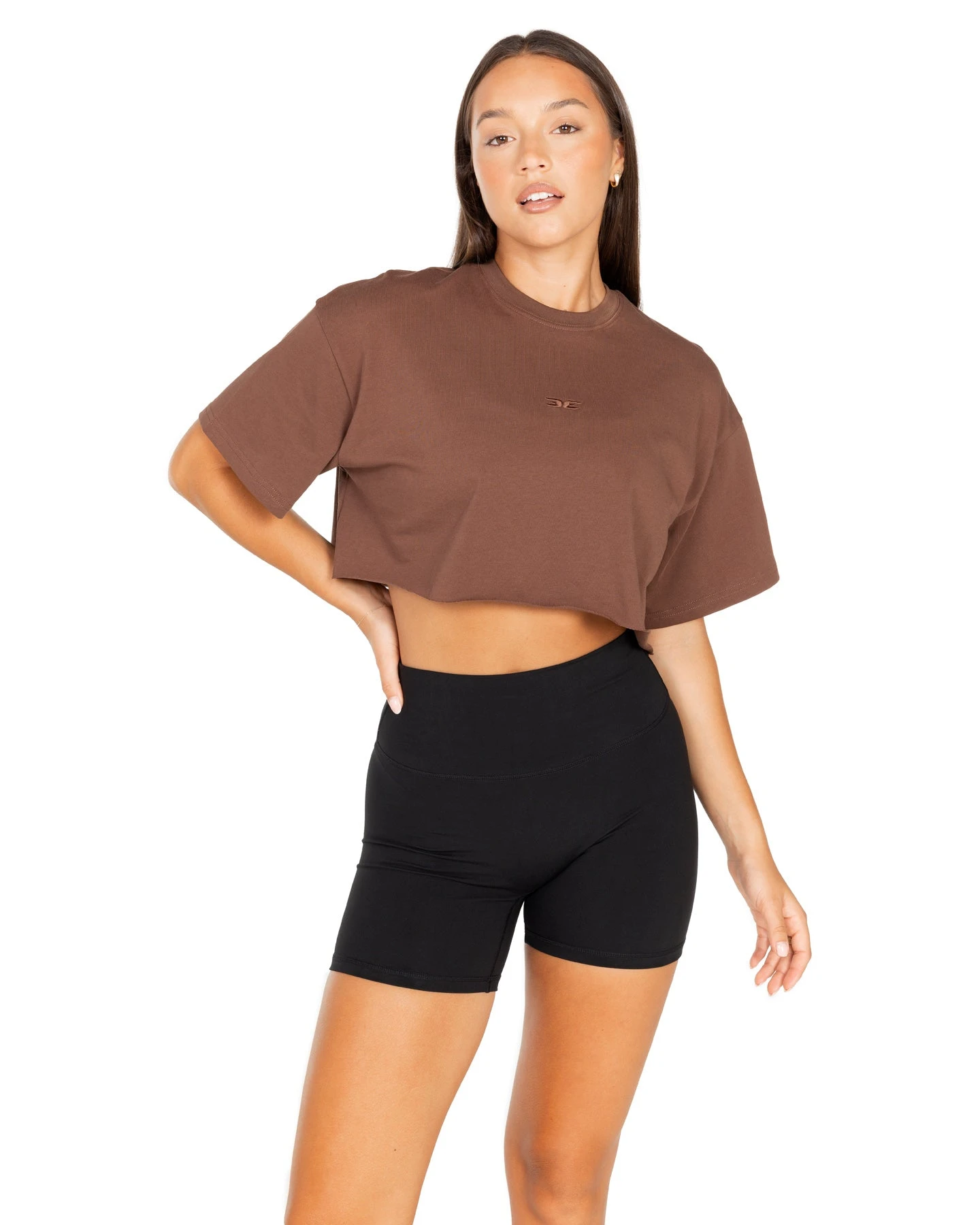 Elite Eleven Women's Classic Cropped Tee - Brown