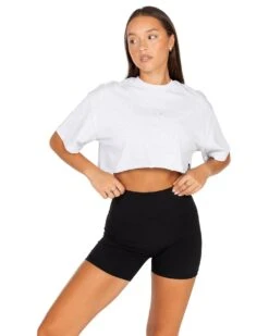 Elite Eleven Women's Classic Cropped Tee - Polar Grey