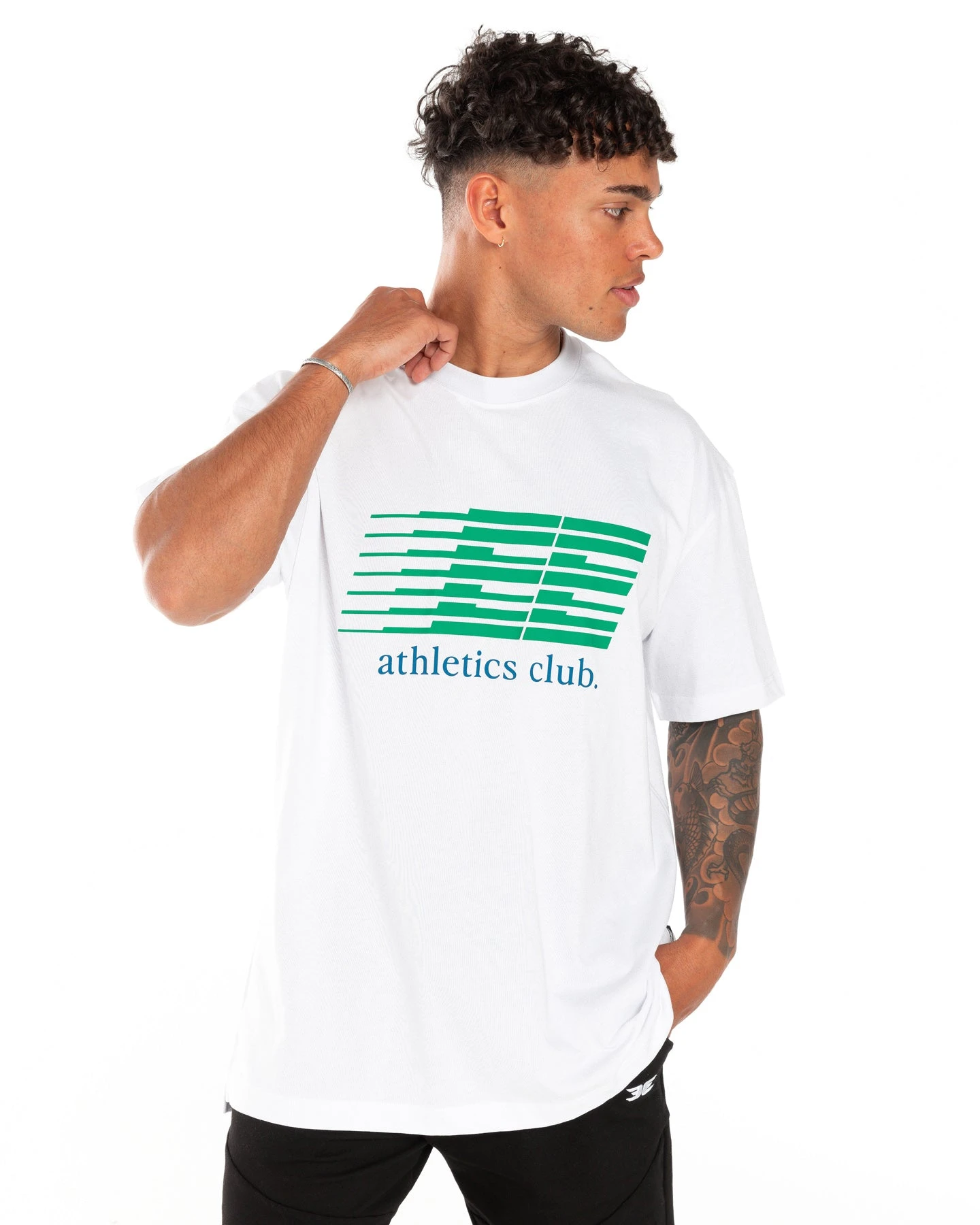 Elite Eleven Athletics Club Tee - White - Image 3