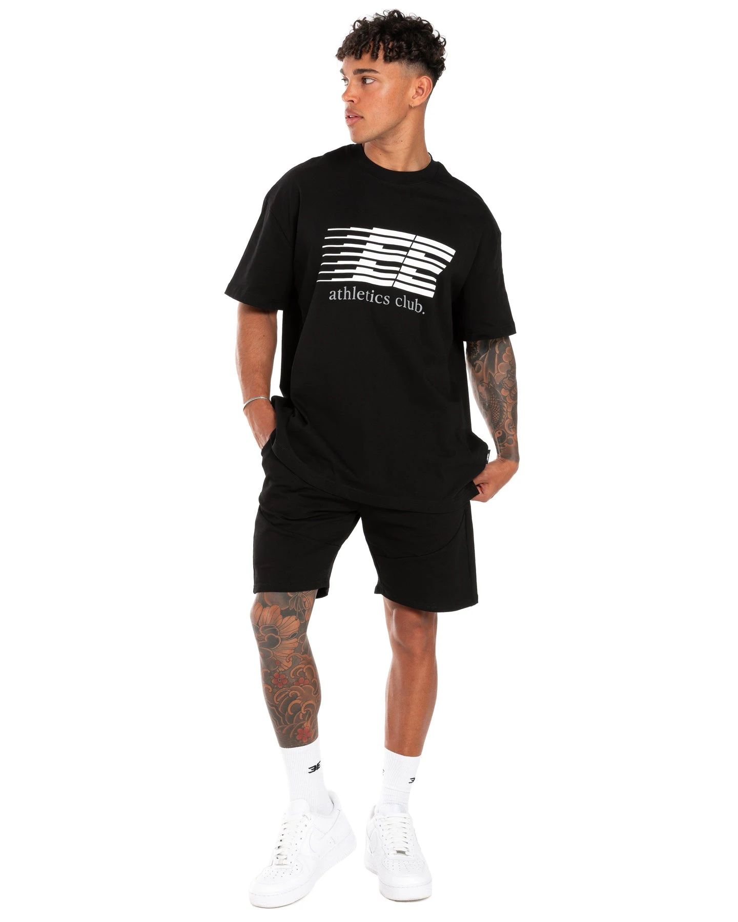 Elite Eleven Athletics Club Tee - Black - Image 5