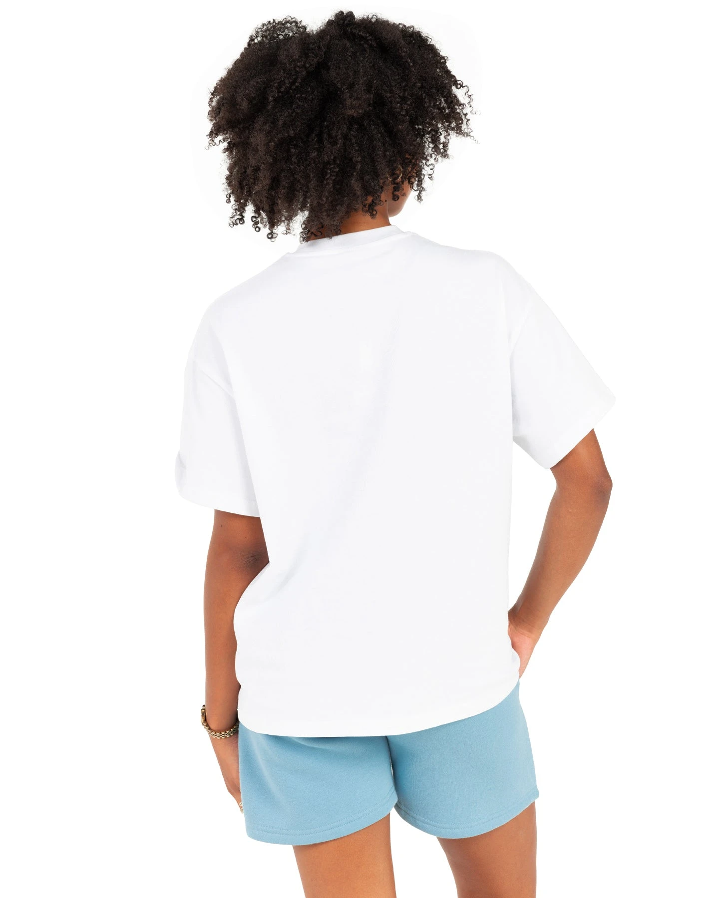 Elite Eleven Women's Track & Field Oversized Tee - White - Image 5
