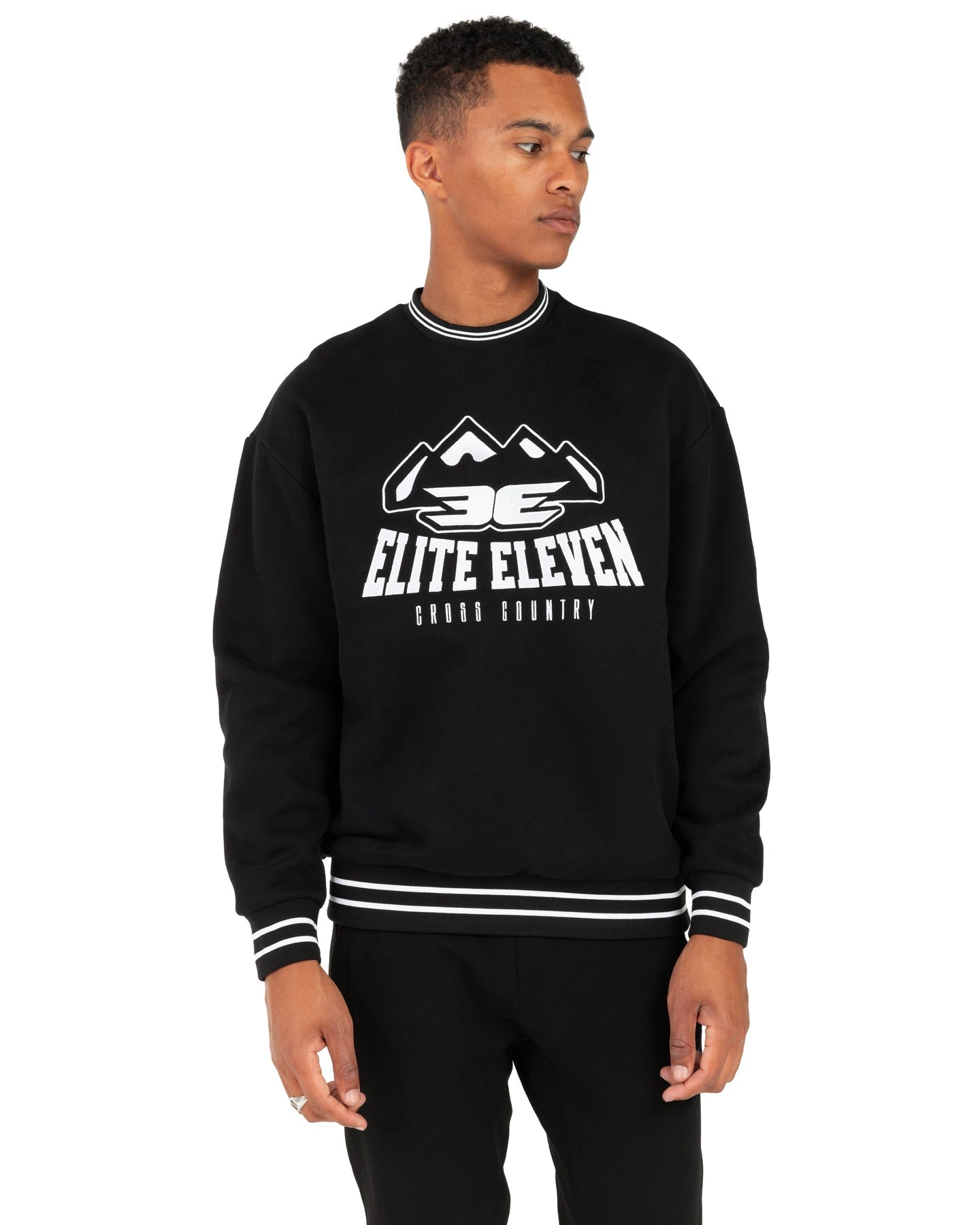 Elite Eleven Cross Country Crewneck - Black - Image 3