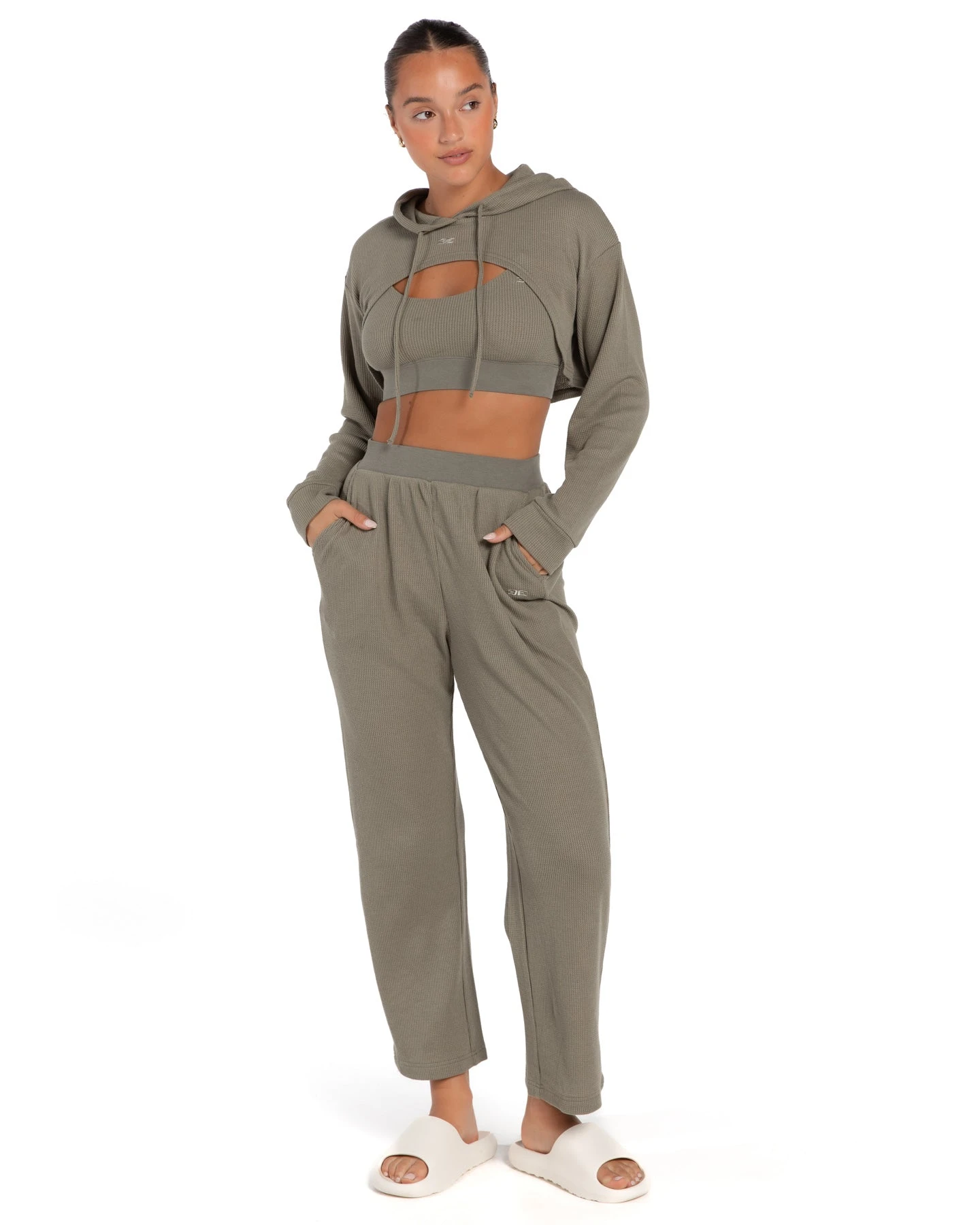 Elite Eleven Waffle Pants - Sage - Image 4