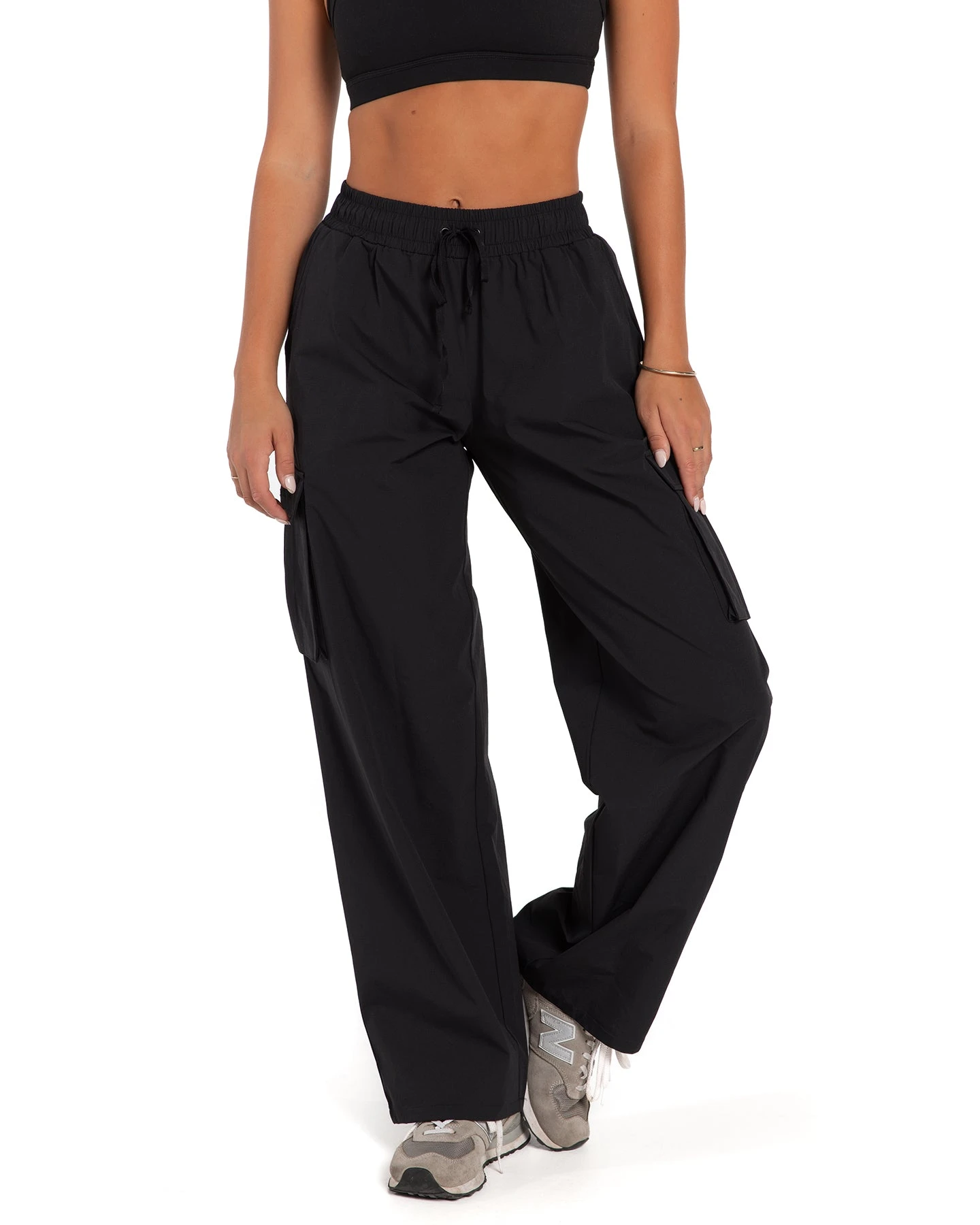 Elite Eleven Oversized Cargo Pants - Black - Image 2