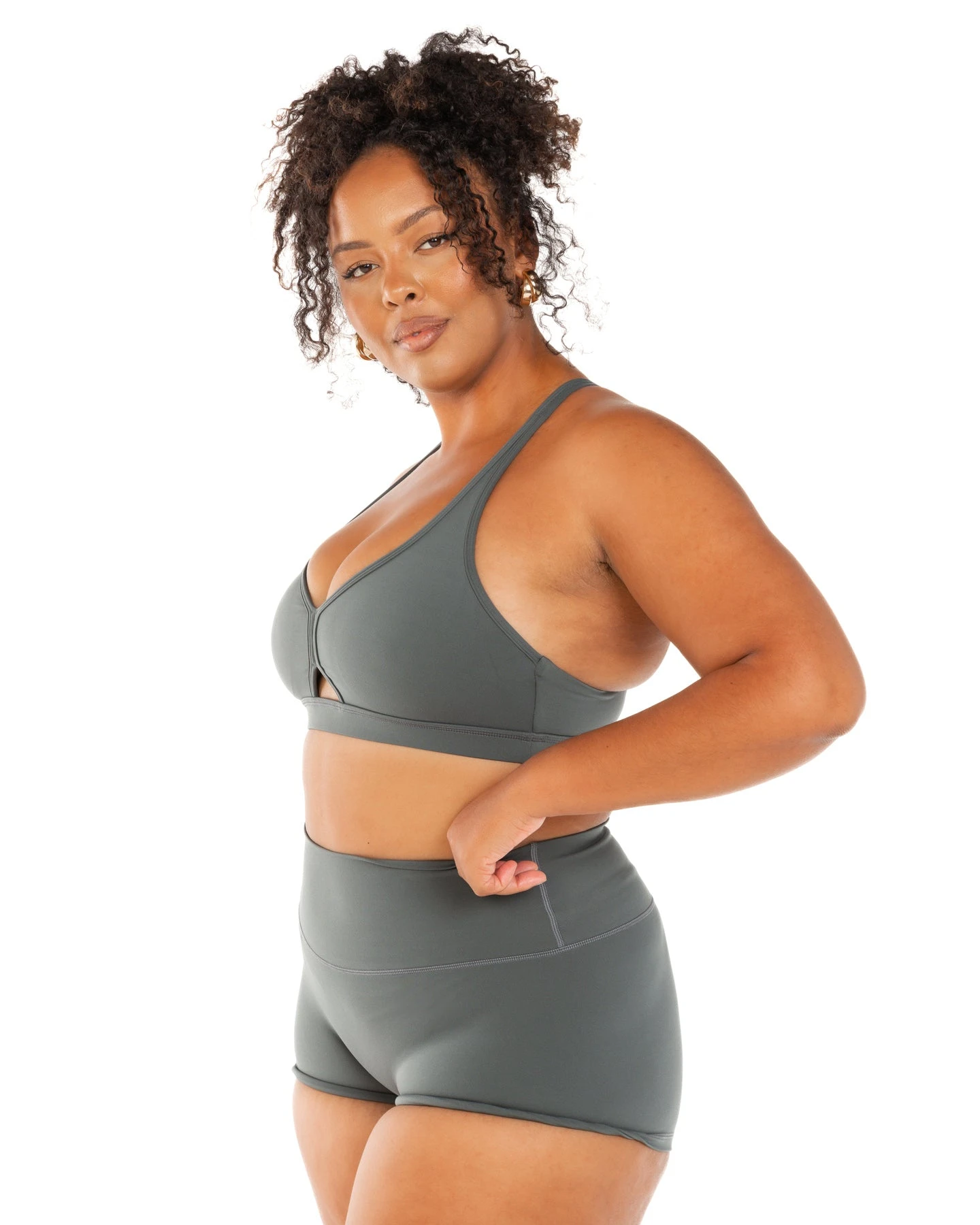 Elite Eleven Lune Bra - Cloud Grey - Image 3