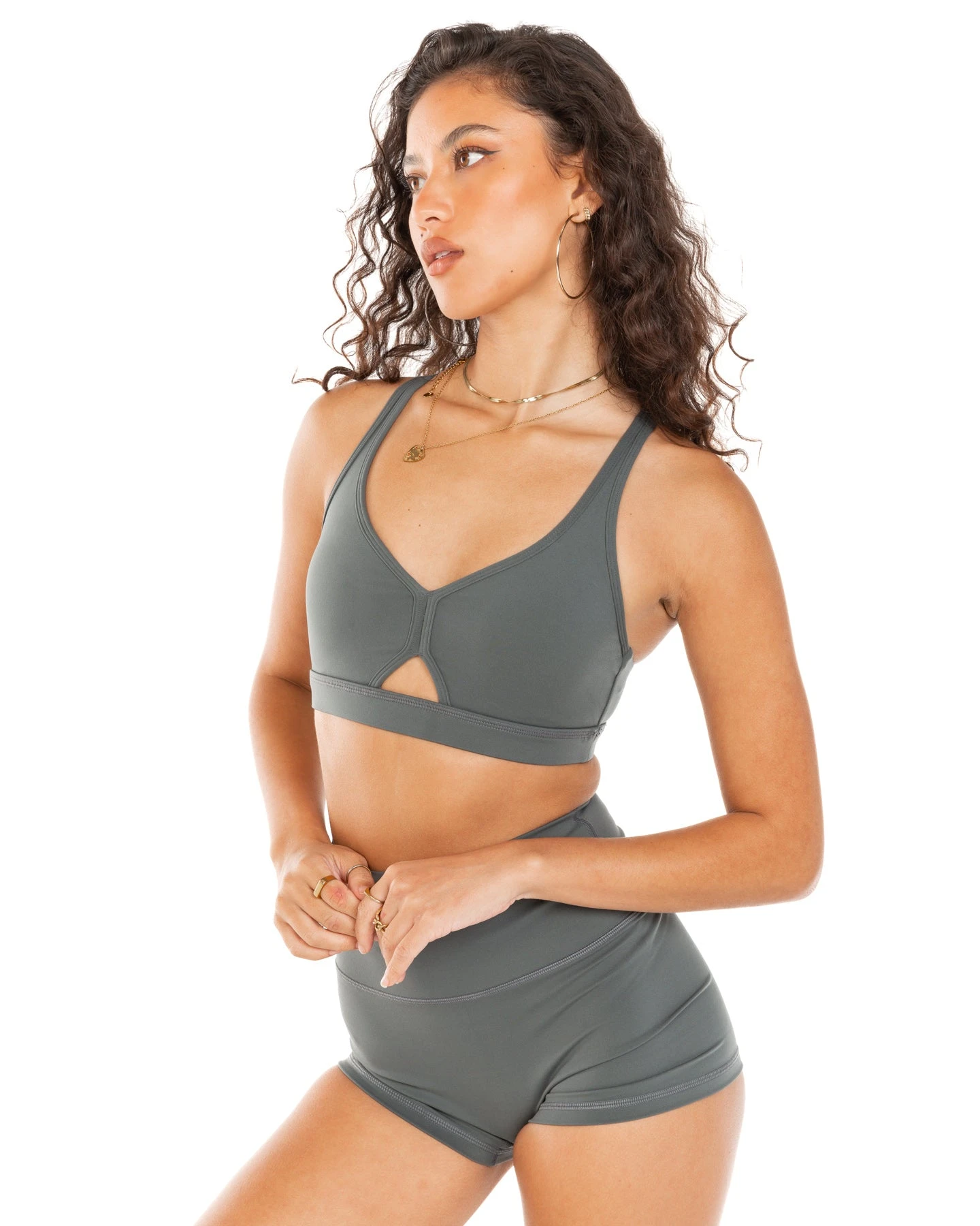 Elite Eleven Lune Bra - Cloud Grey - Image 4