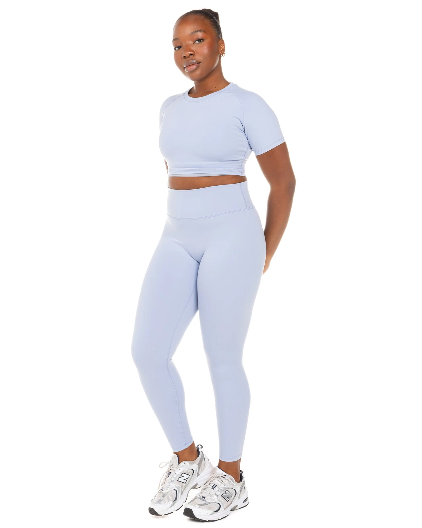 Elite Eleven Aura Crop Tee - Blue Blizzard - Image 5