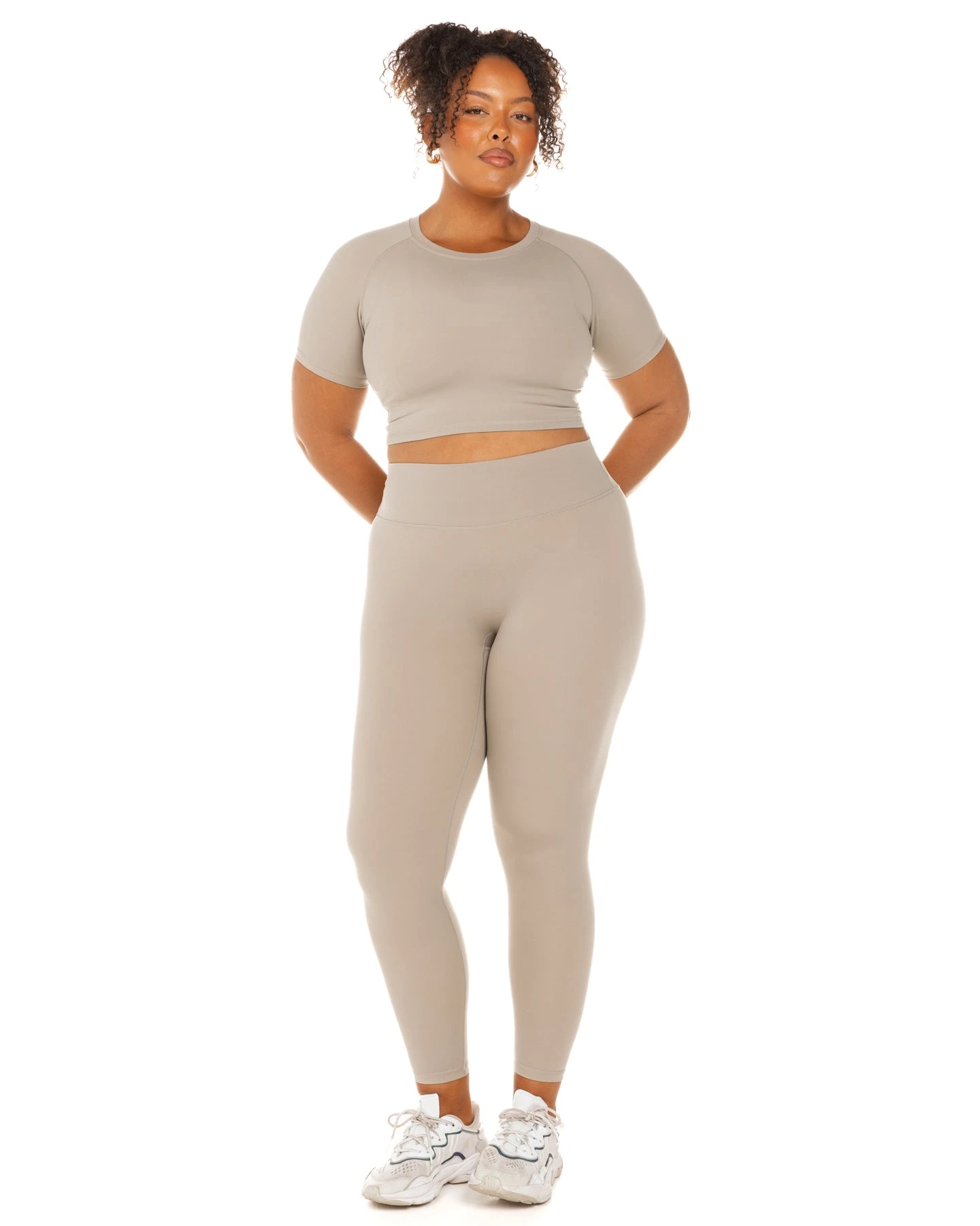 Elite Eleven Aura Crop Tee - Vintage Khaki - Image 7