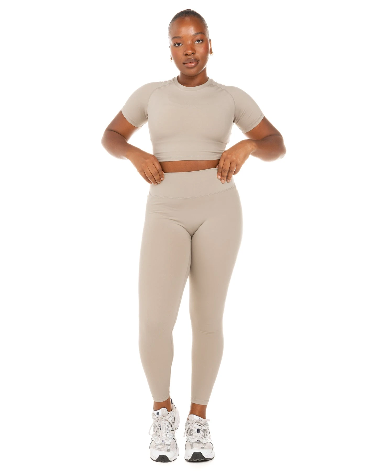 Elite Eleven Aura Crop Tee - Vintage Khaki - Image 5