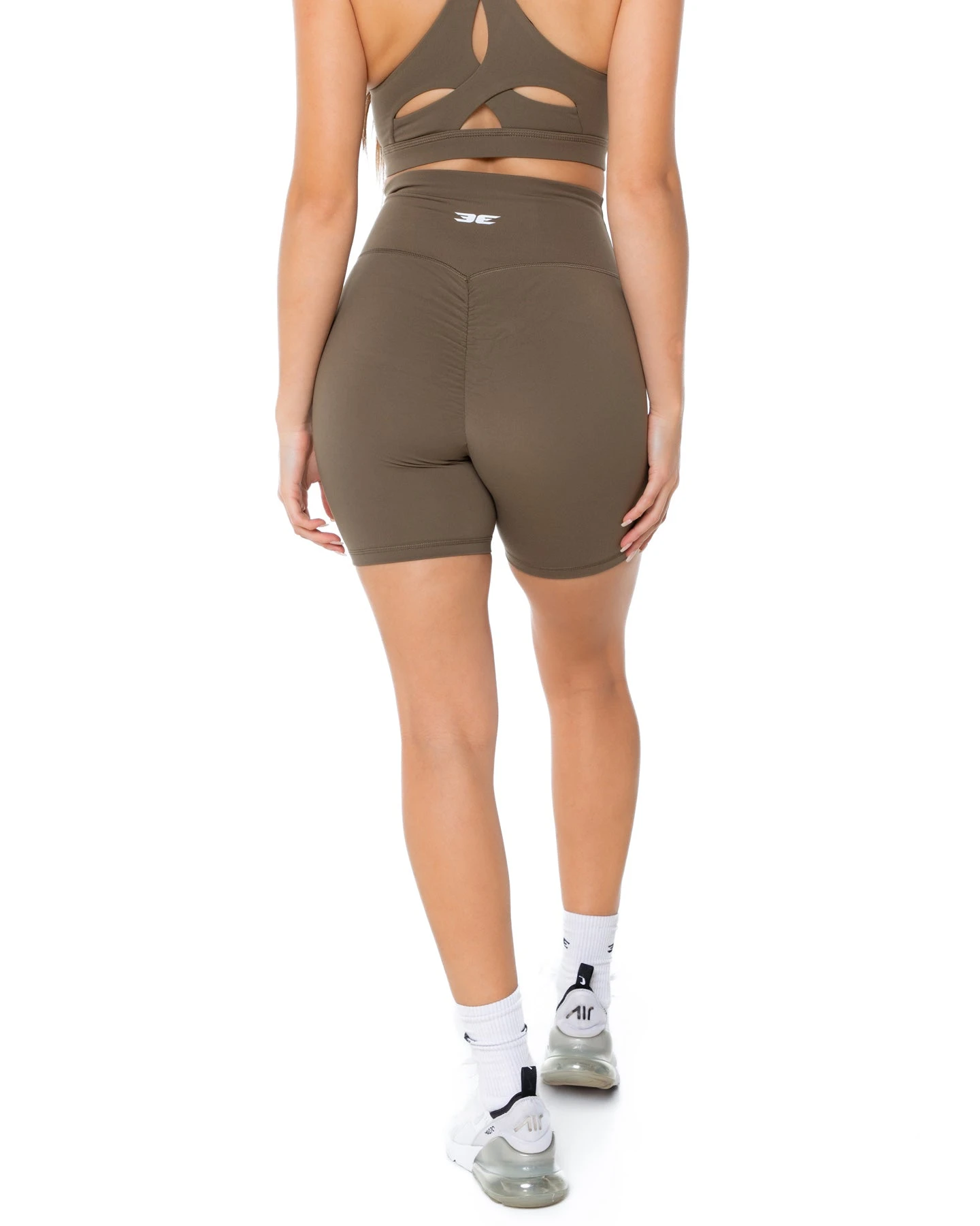 Elite Eleven Aura Scrunch Shorts - Dusty Khaki - Image 3