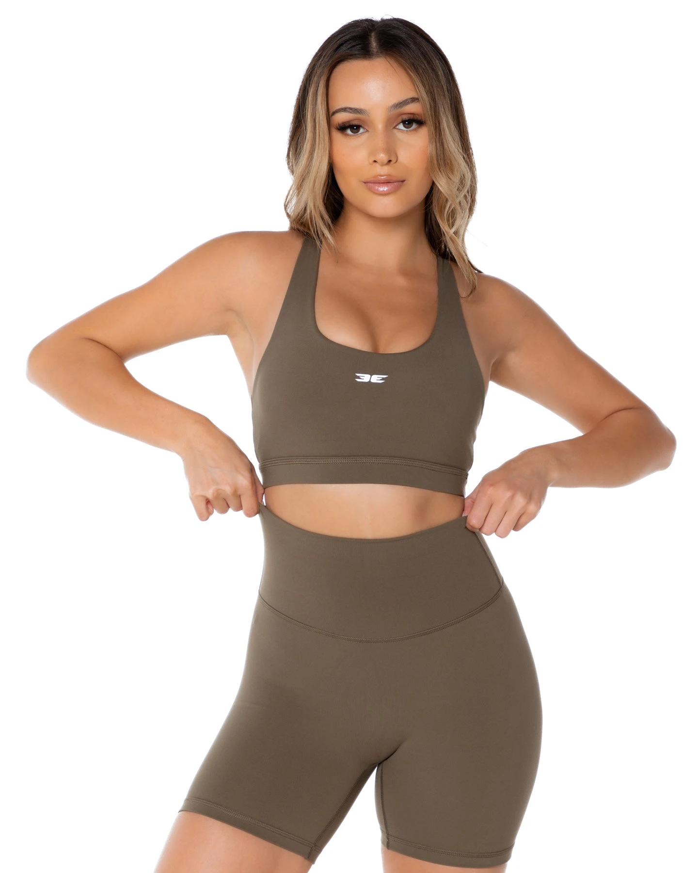 Elite Eleven Aura Scrunch Shorts - Dusty Khaki - Image 4