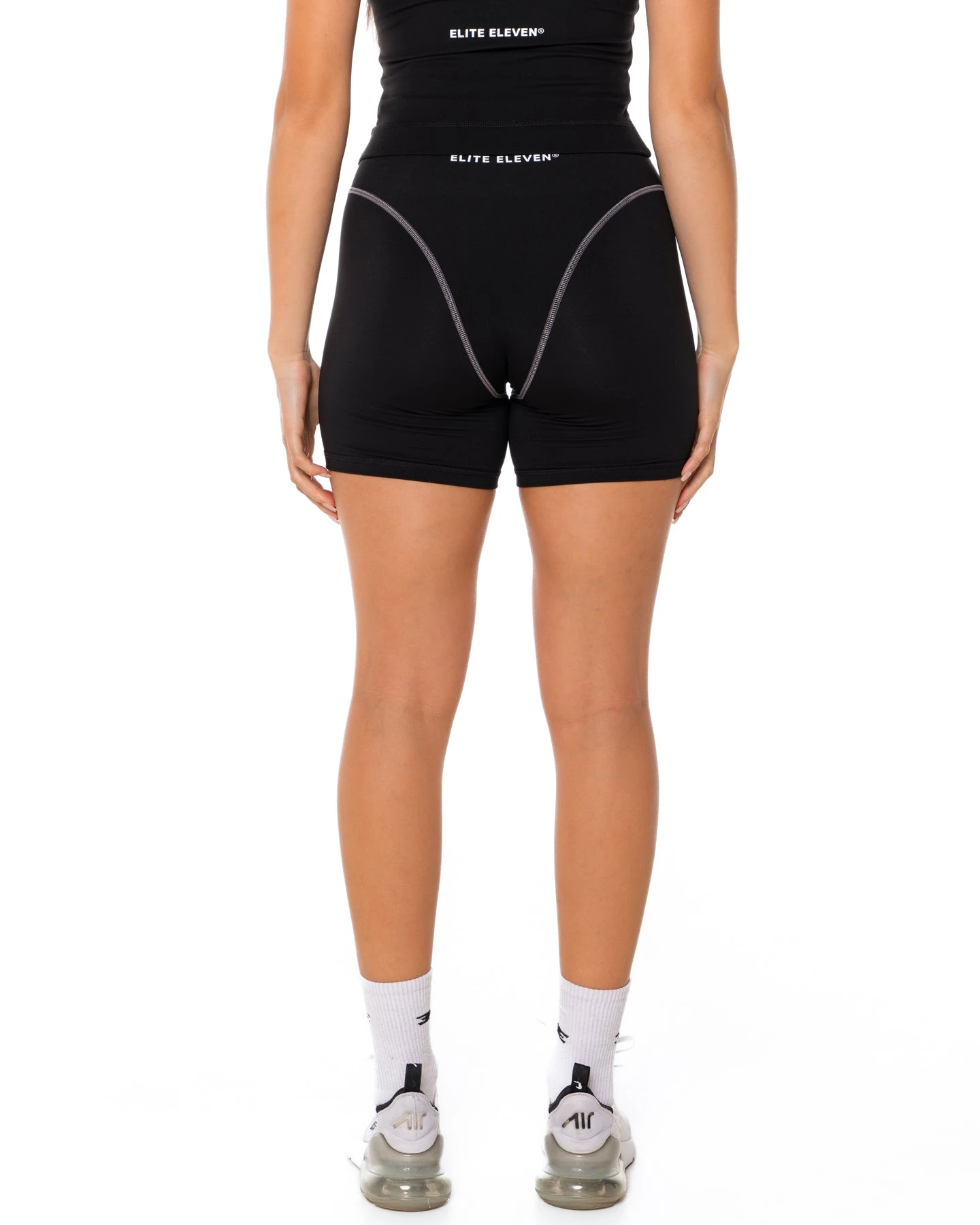 Elite Eleven French Cut Shorts - Black/Charcoal - Image 4