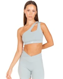 Elite Eleven Asymmetric Bra - Sea Foam