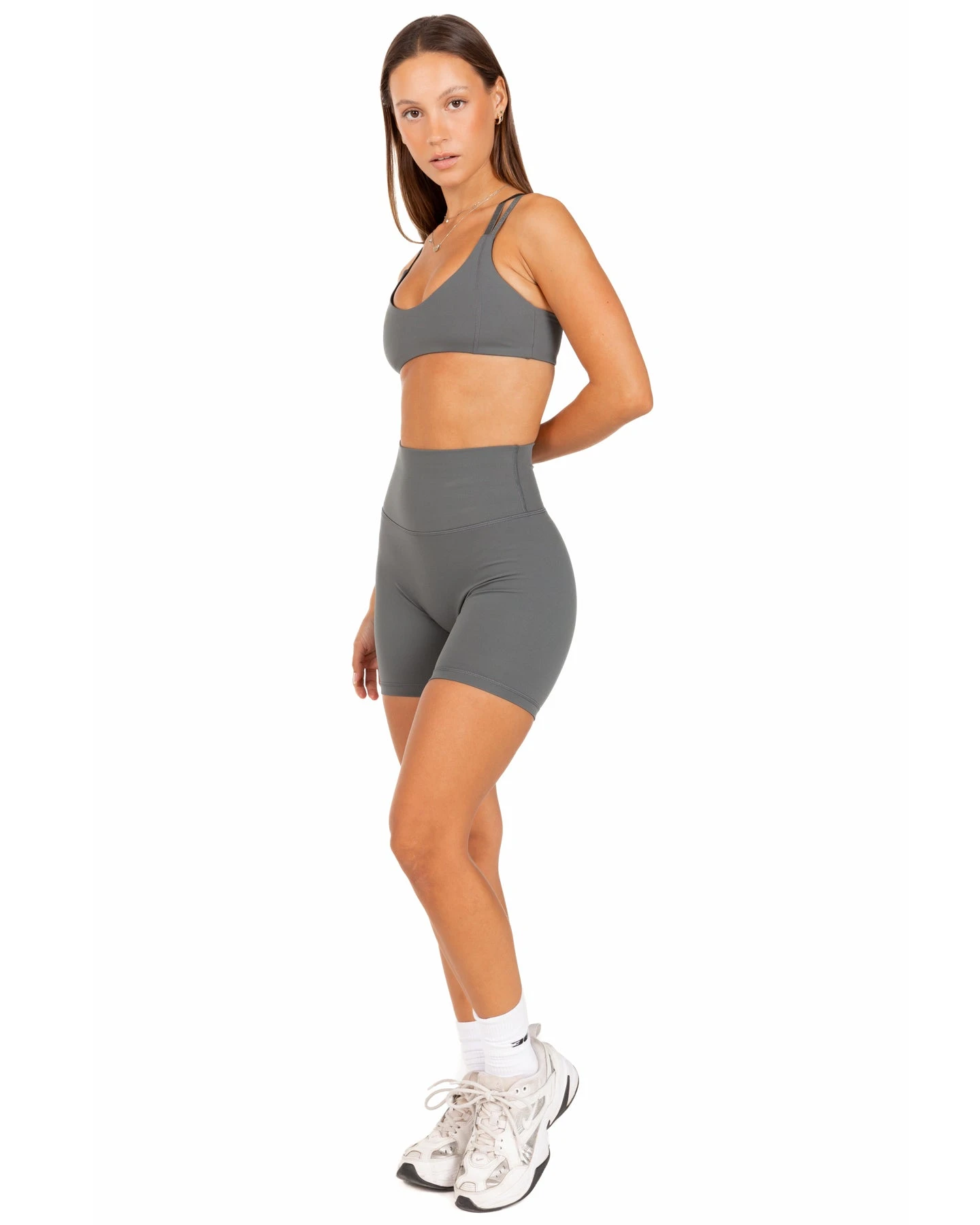 Elite Eleven Balance Bra - Cloud Grey - Image 4