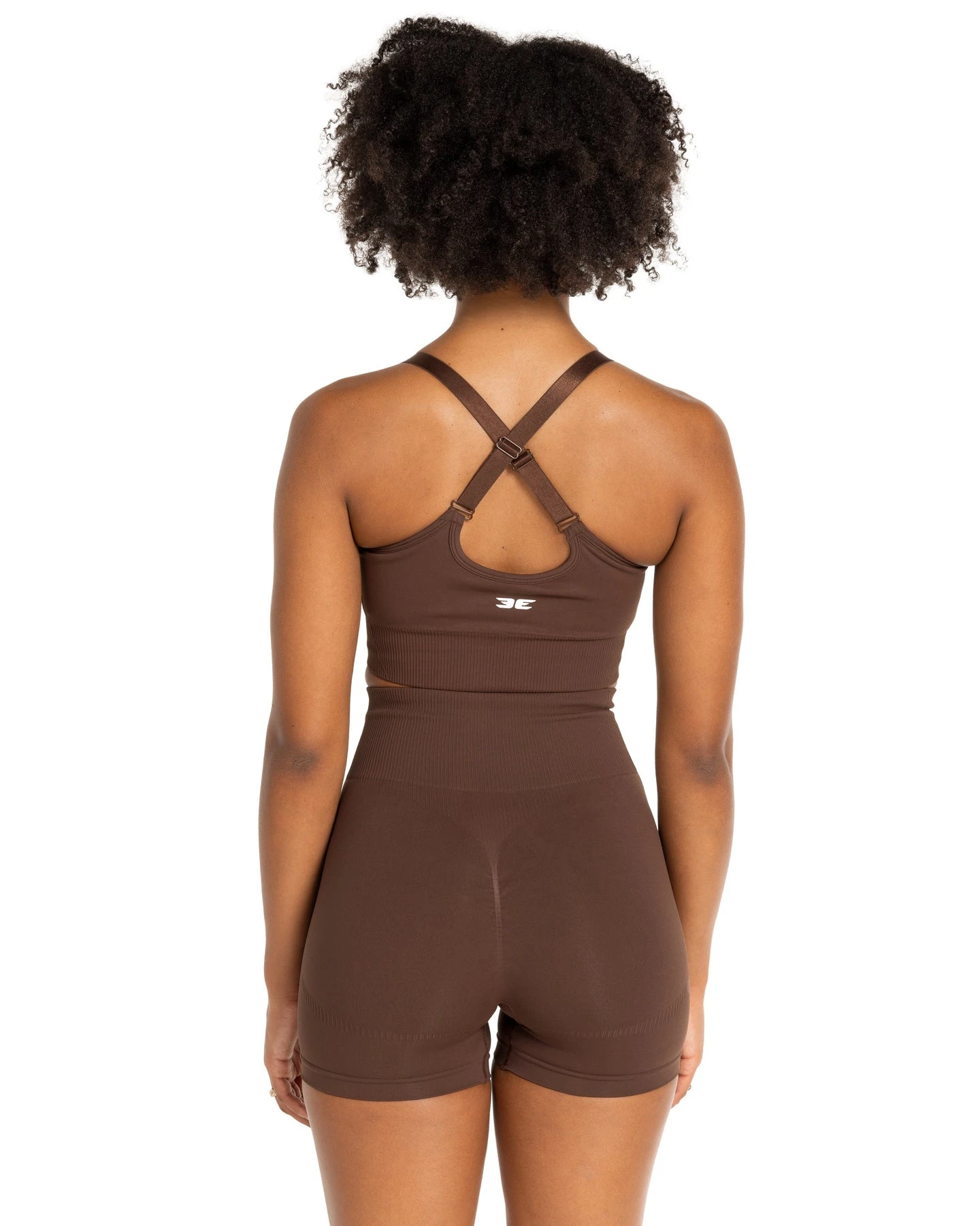 Elite Eleven Elite Seamless V2 Shorts - Chocolate (Subtle Scrunch) - Image 6
