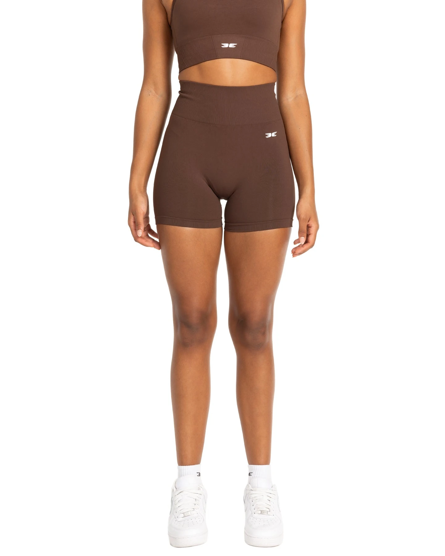 Elite Eleven Elite Seamless V2 Shorts - Chocolate (Subtle Scrunch) - Image 7