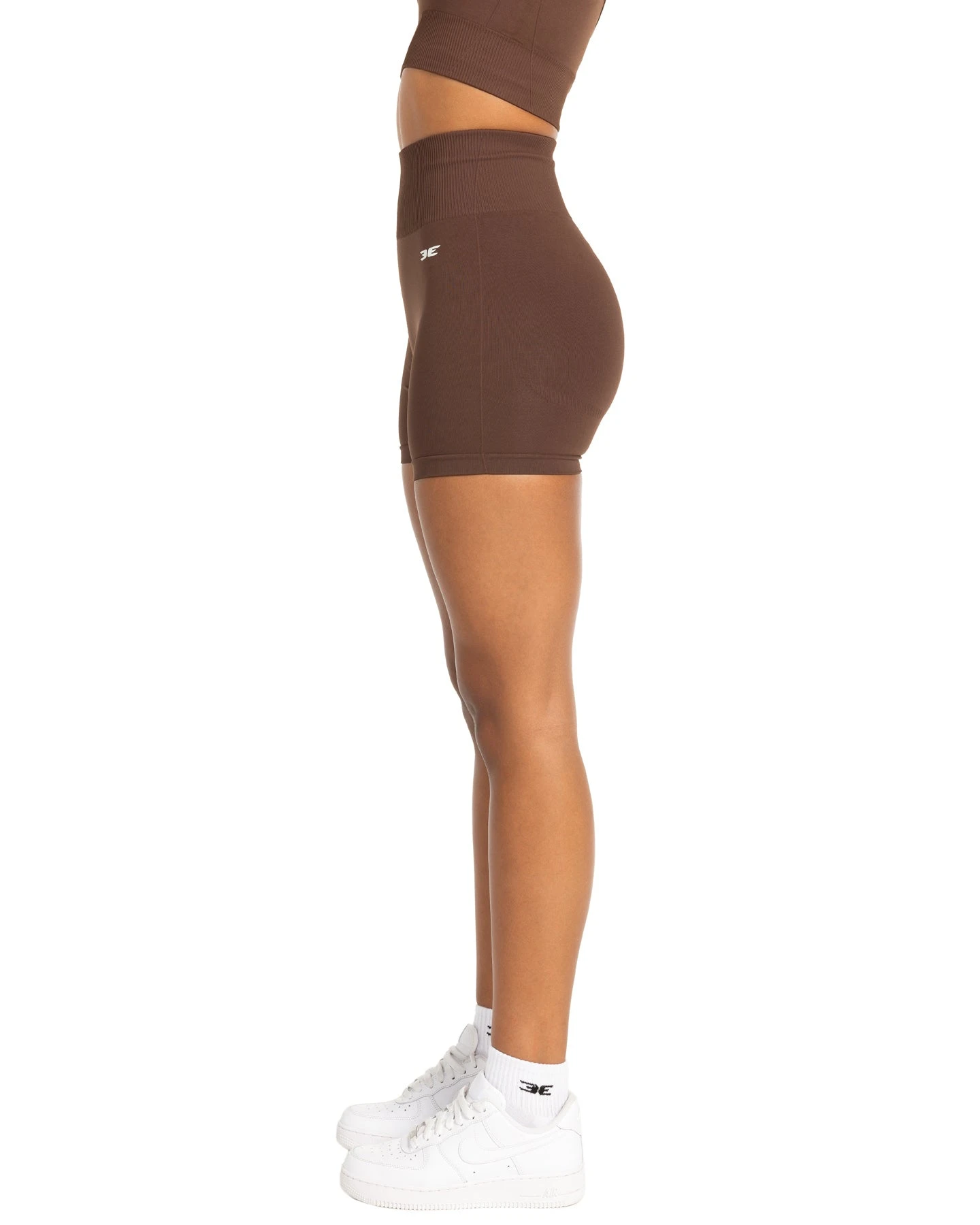 Elite Eleven Elite Seamless V2 Shorts - Chocolate (Subtle Scrunch) - Image 9