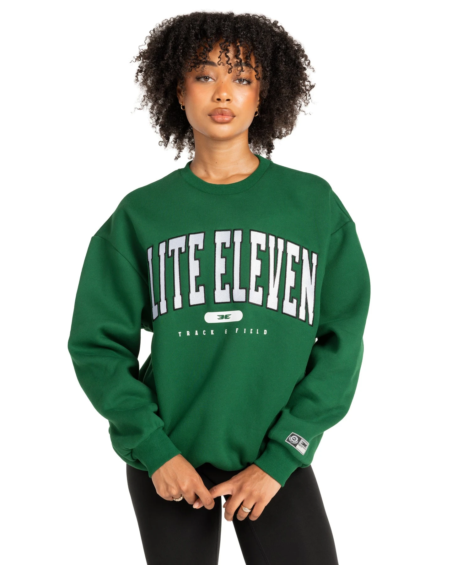 Elite Eleven Track & Field Crewneck - Green - Image 2