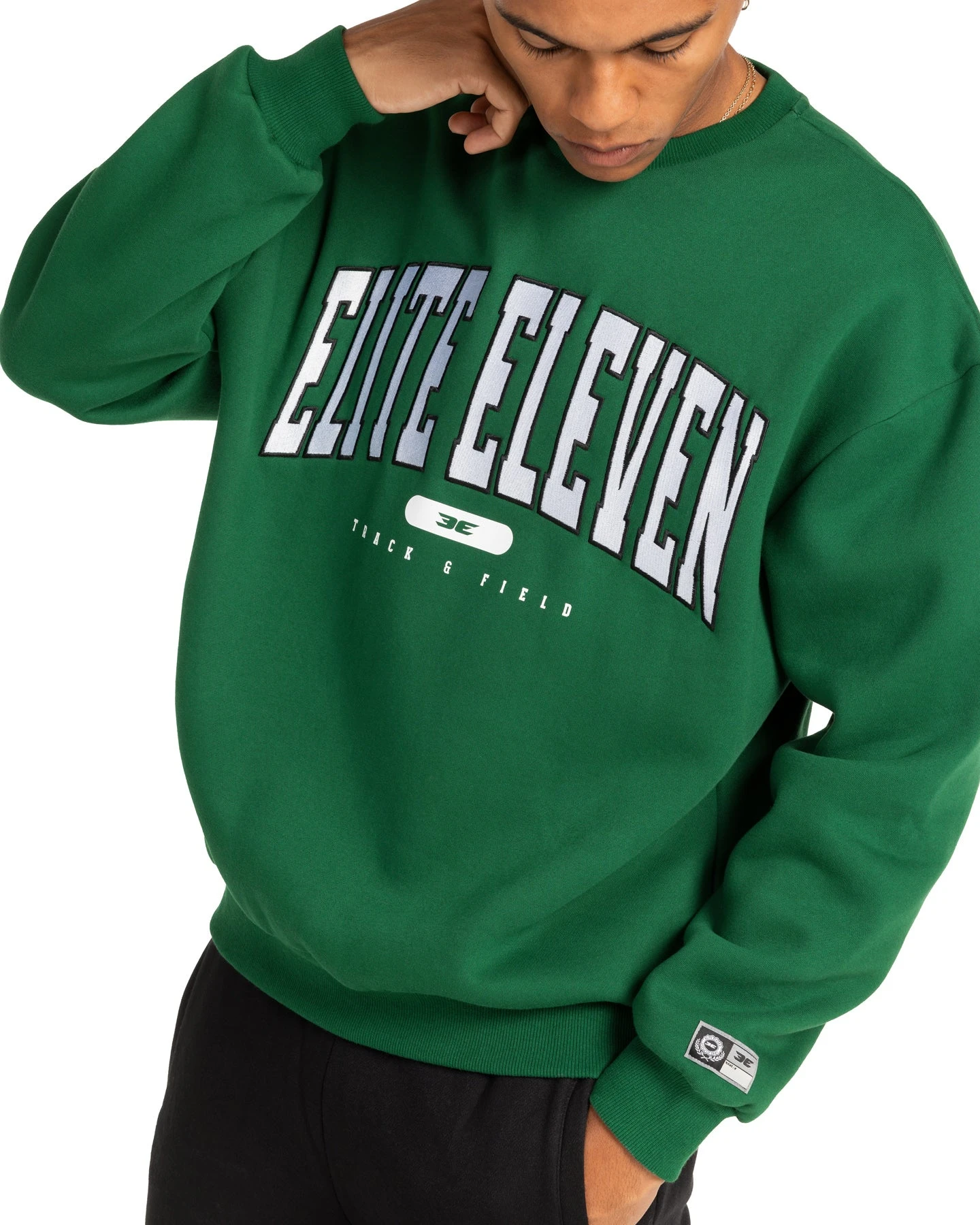 Elite Eleven Track & Field Crewneck - Green - Image 7