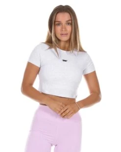 Elite Eleven Elite Crop Tee - Polar Grey