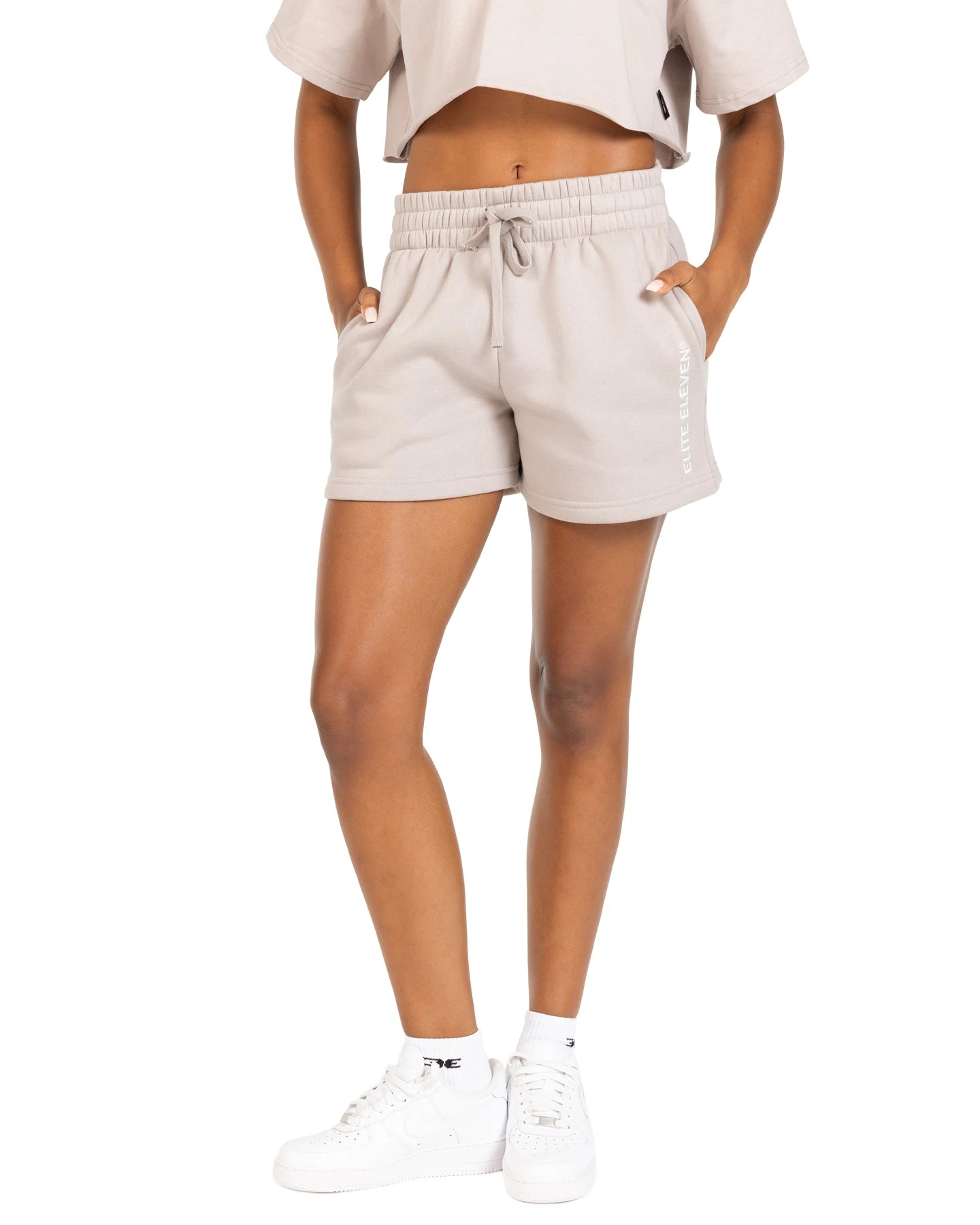 Elite Eleven Women's Registered Shorts - Taupe - Image 2