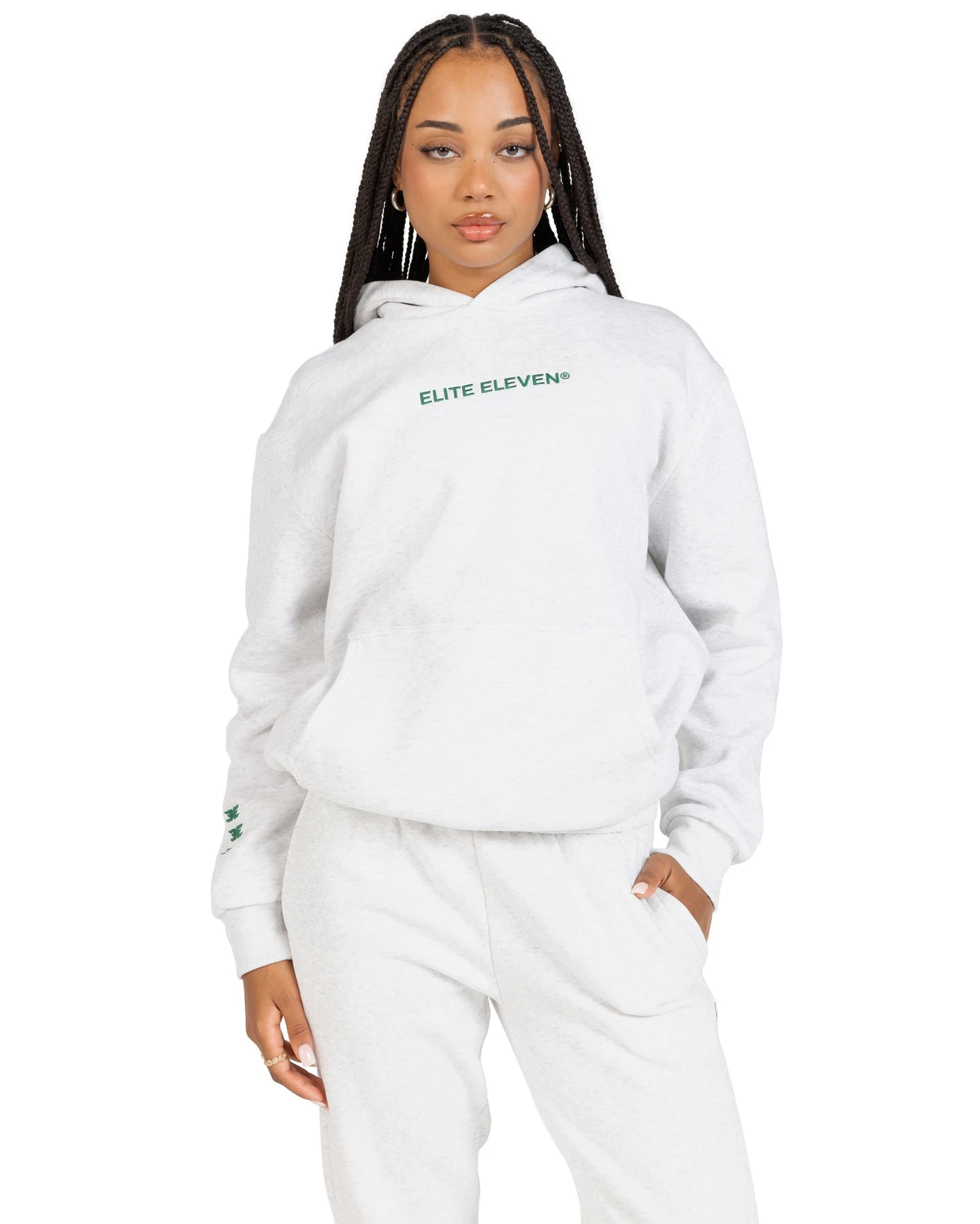 Elite Eleven Registered Hoodie - Polar Grey - Image 2