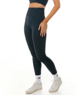 Elite Eleven Ribbed Seamless Leggings - Navy