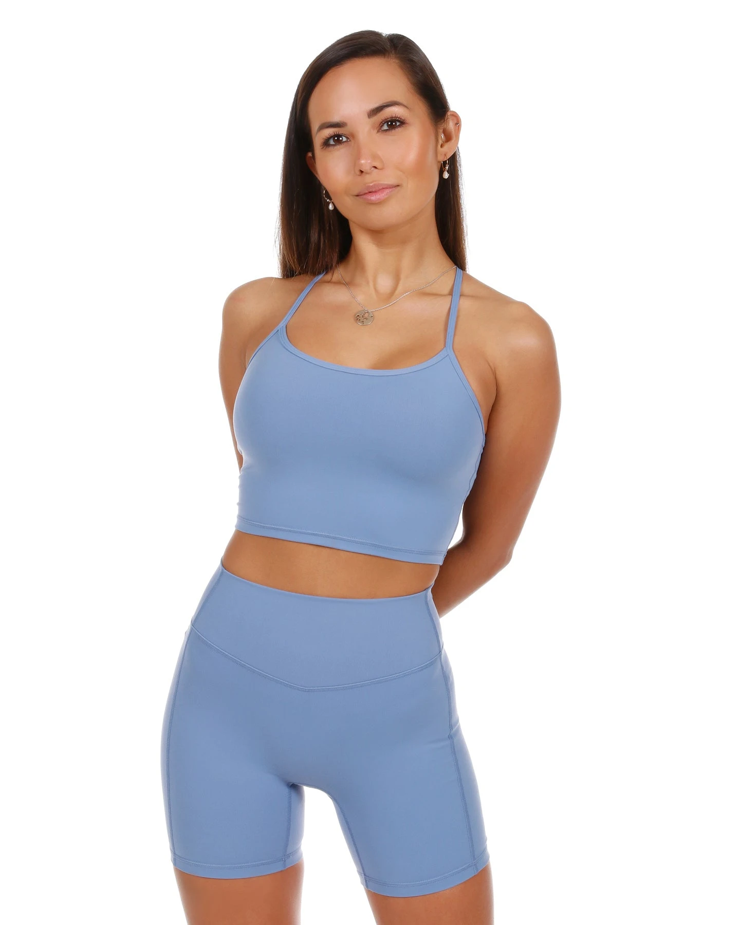 Elite Eleven Touch Cropped Tank - Blue - Image 3