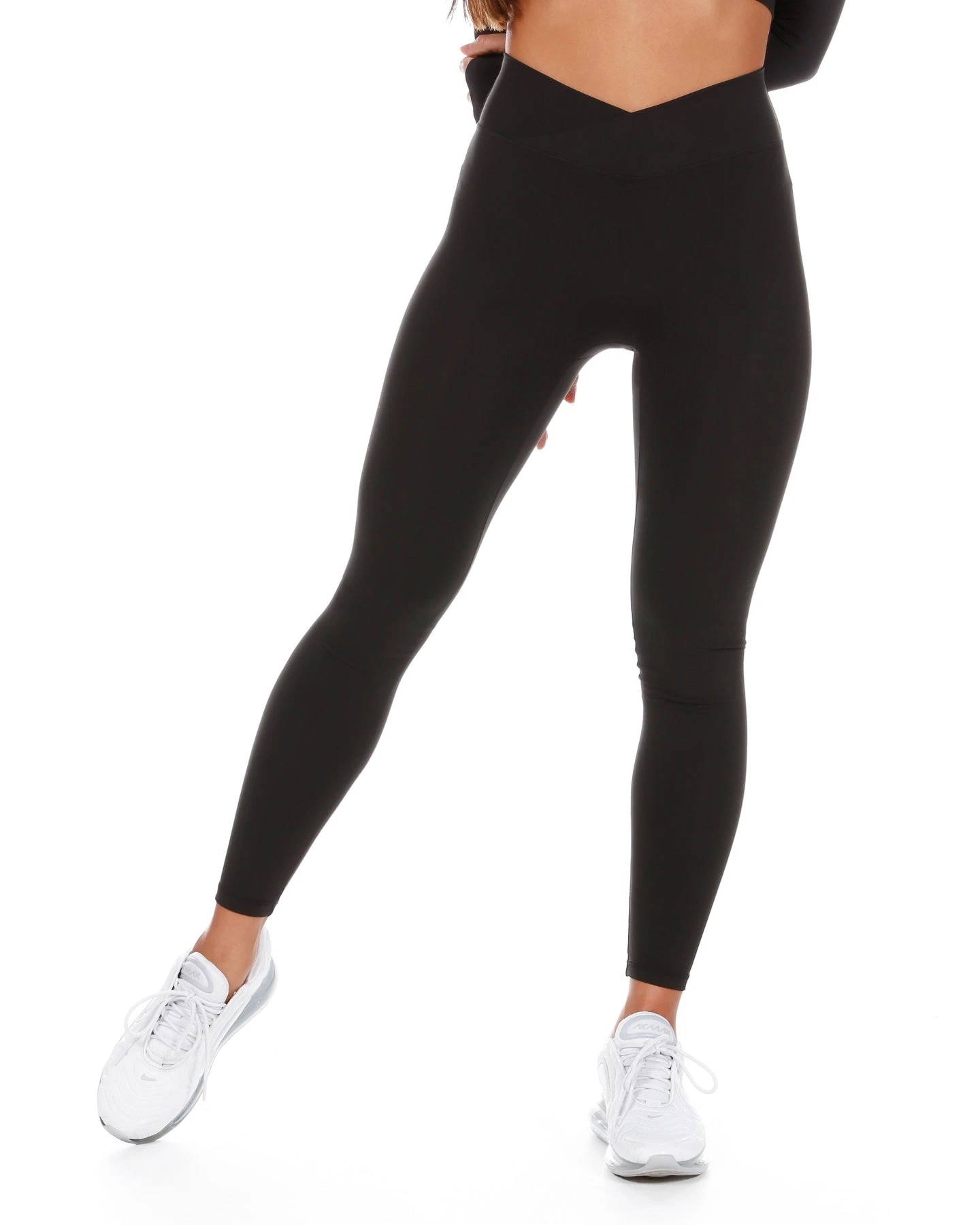 Elite Eleven Cross Over Leggings - Black - Image 2