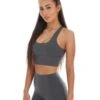 Elite Eleven EE Square Neck Bra - Slate Grey