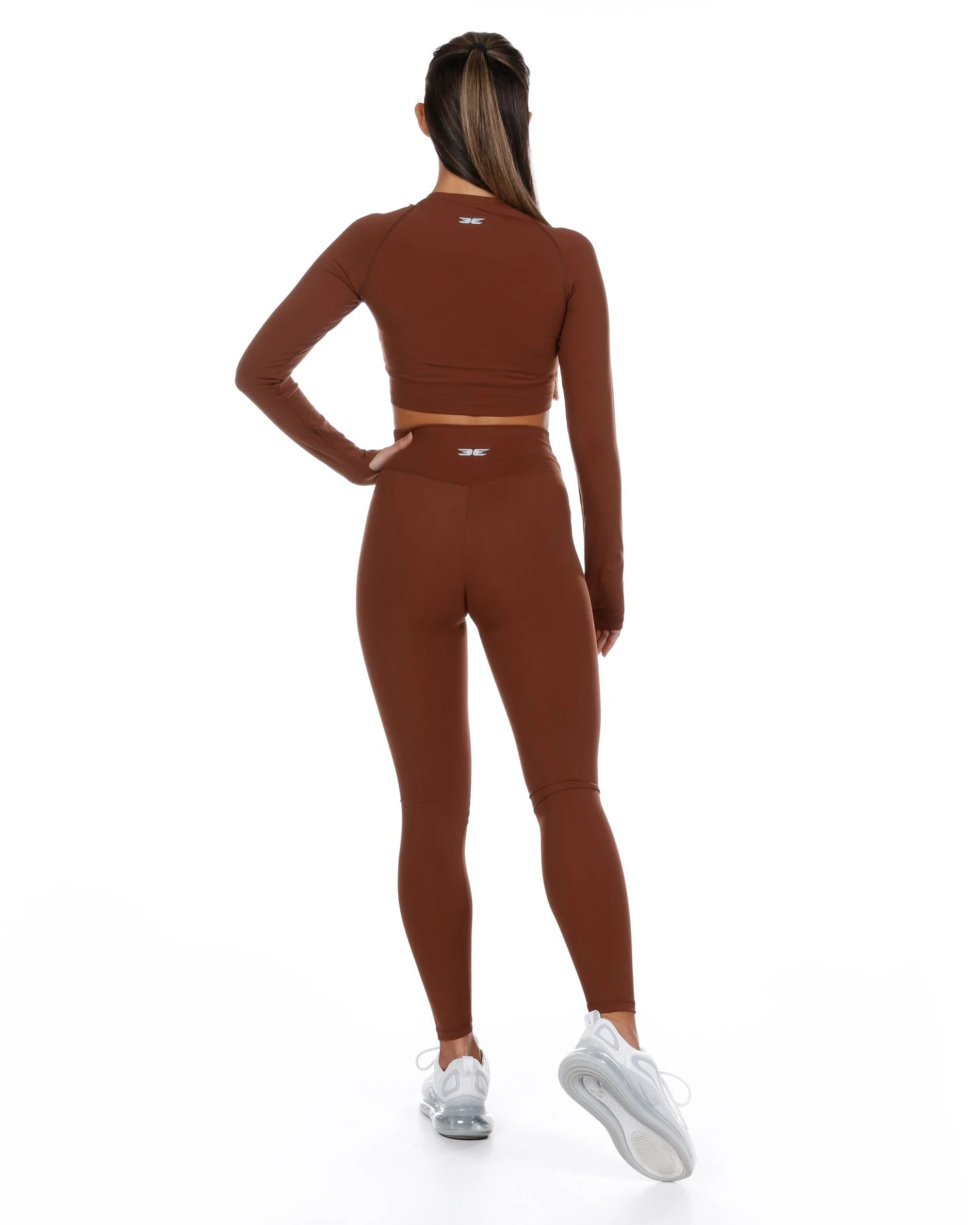 Elite Eleven Cross Over Leggings - Cappuccino - Image 7