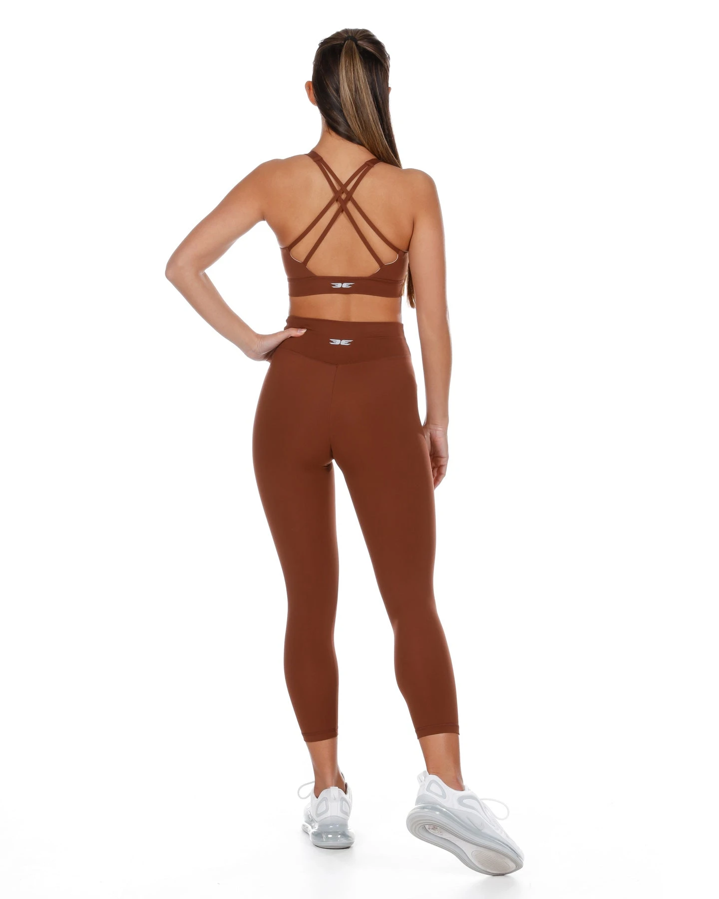 Elite Eleven 7/8 Cross Over Leggings - Cappuccino - Image 7