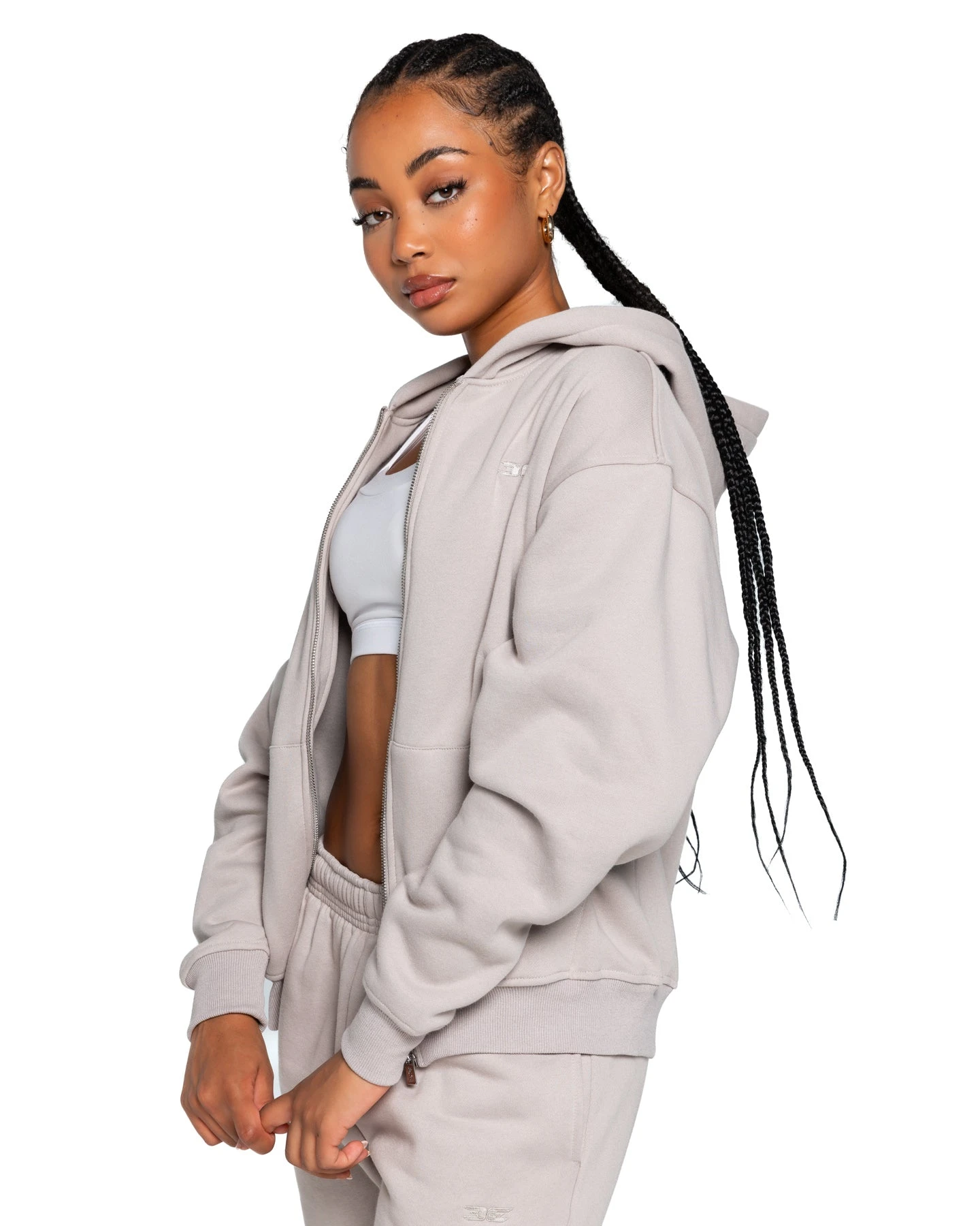 Elite Eleven Classic Zip Through - Taupe - Image 2